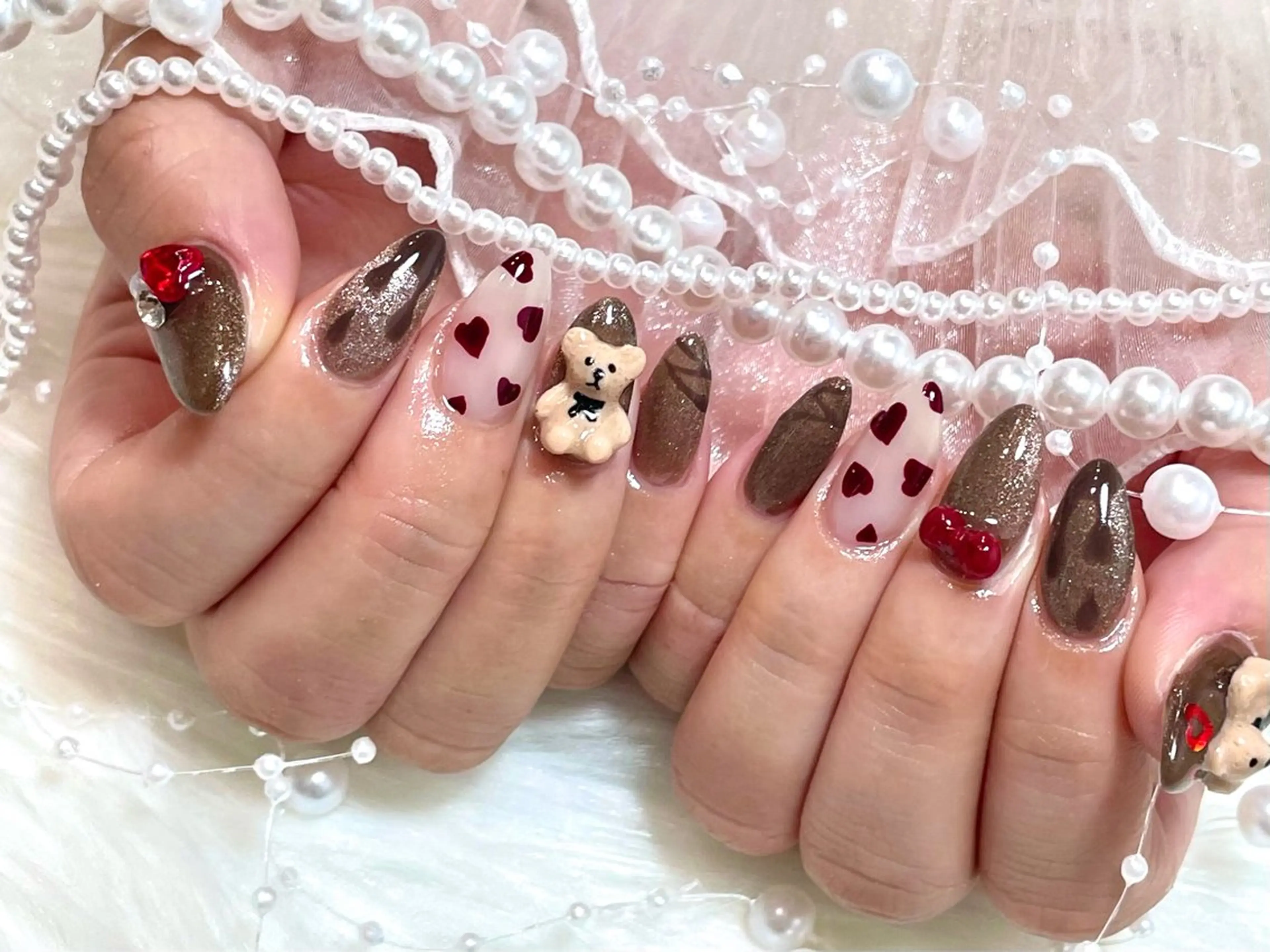 ネイル joieange福島 矢野のネイルデザイン