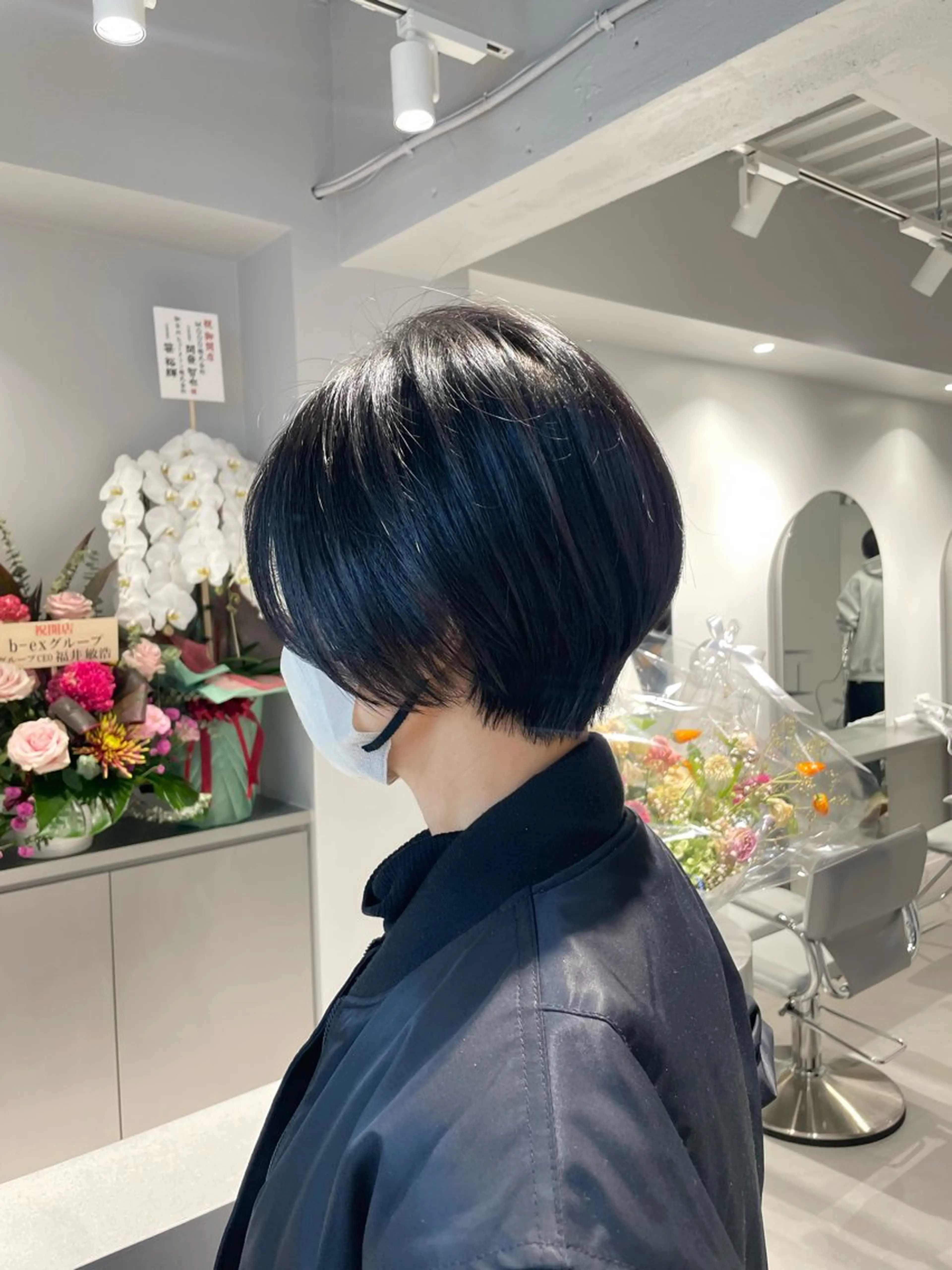 ショート カラー くびれヘア ショートヘア ボブ／髪質改善／ 銀座／CHIEのヘアスタイル