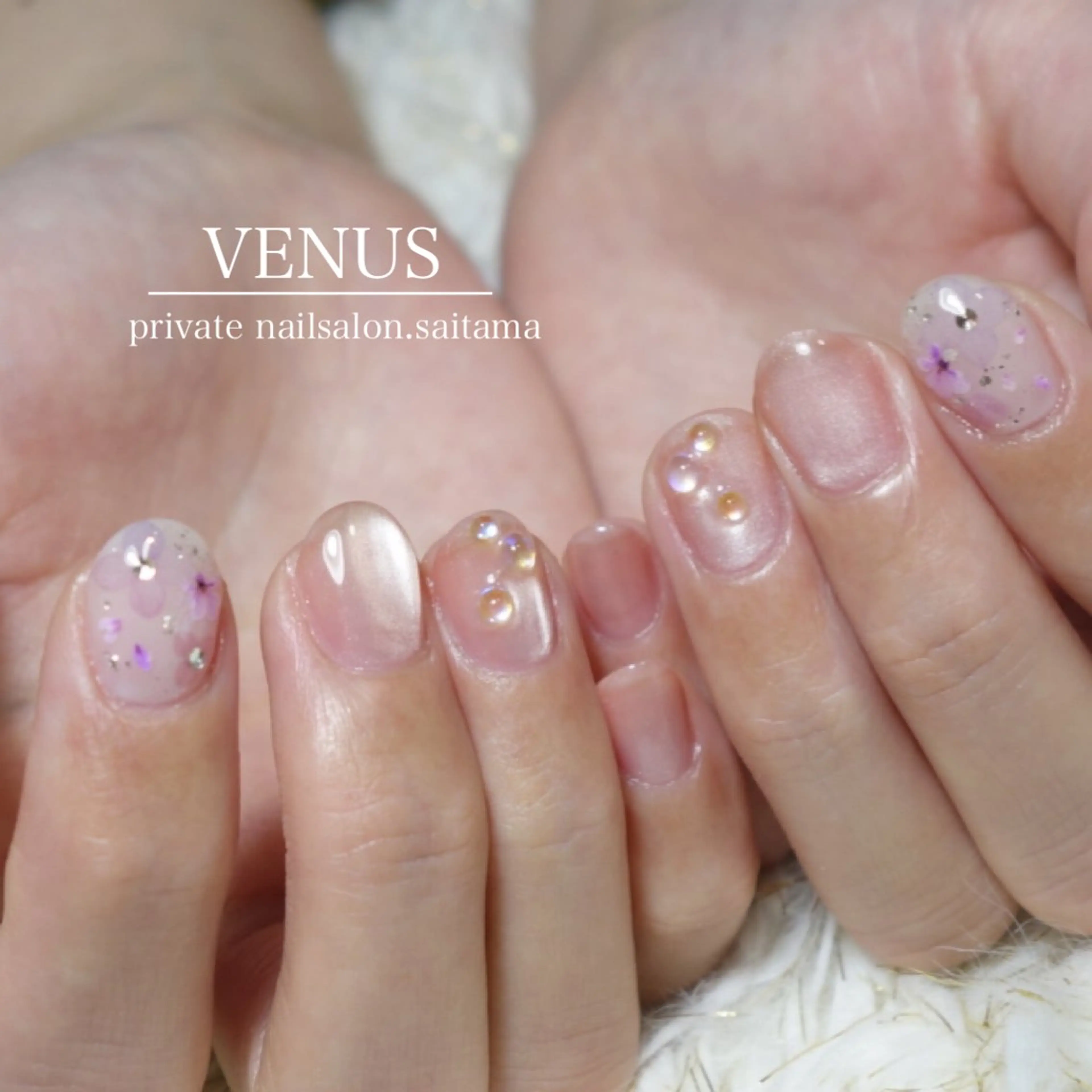 ネイル マグネットネイル ハンドネイル nailsalon VENUSのネイルデザイン