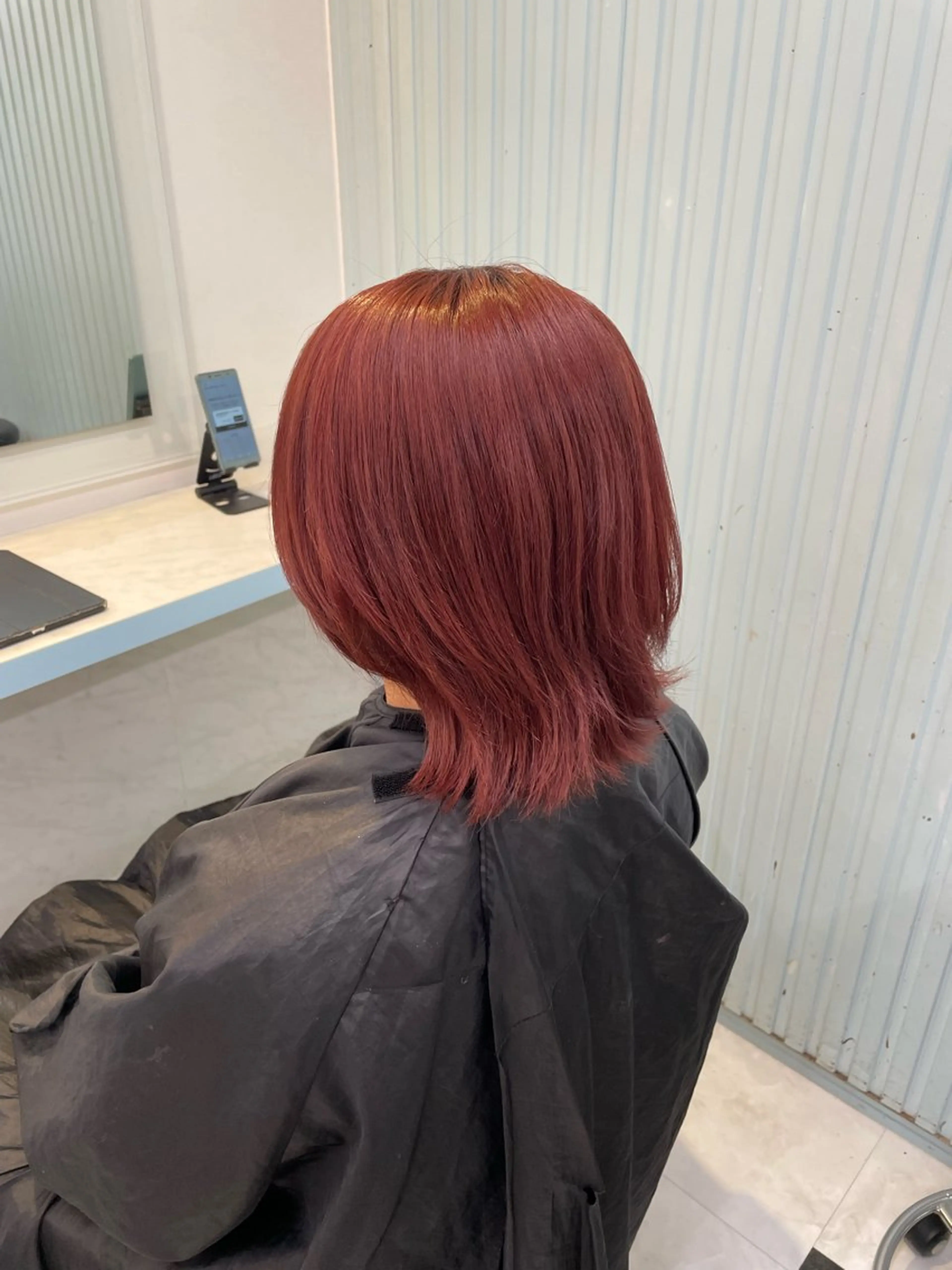 ミディアム カラー 🍒♡艶髪暖色カラー saaya♡🍒のヘアスタイル