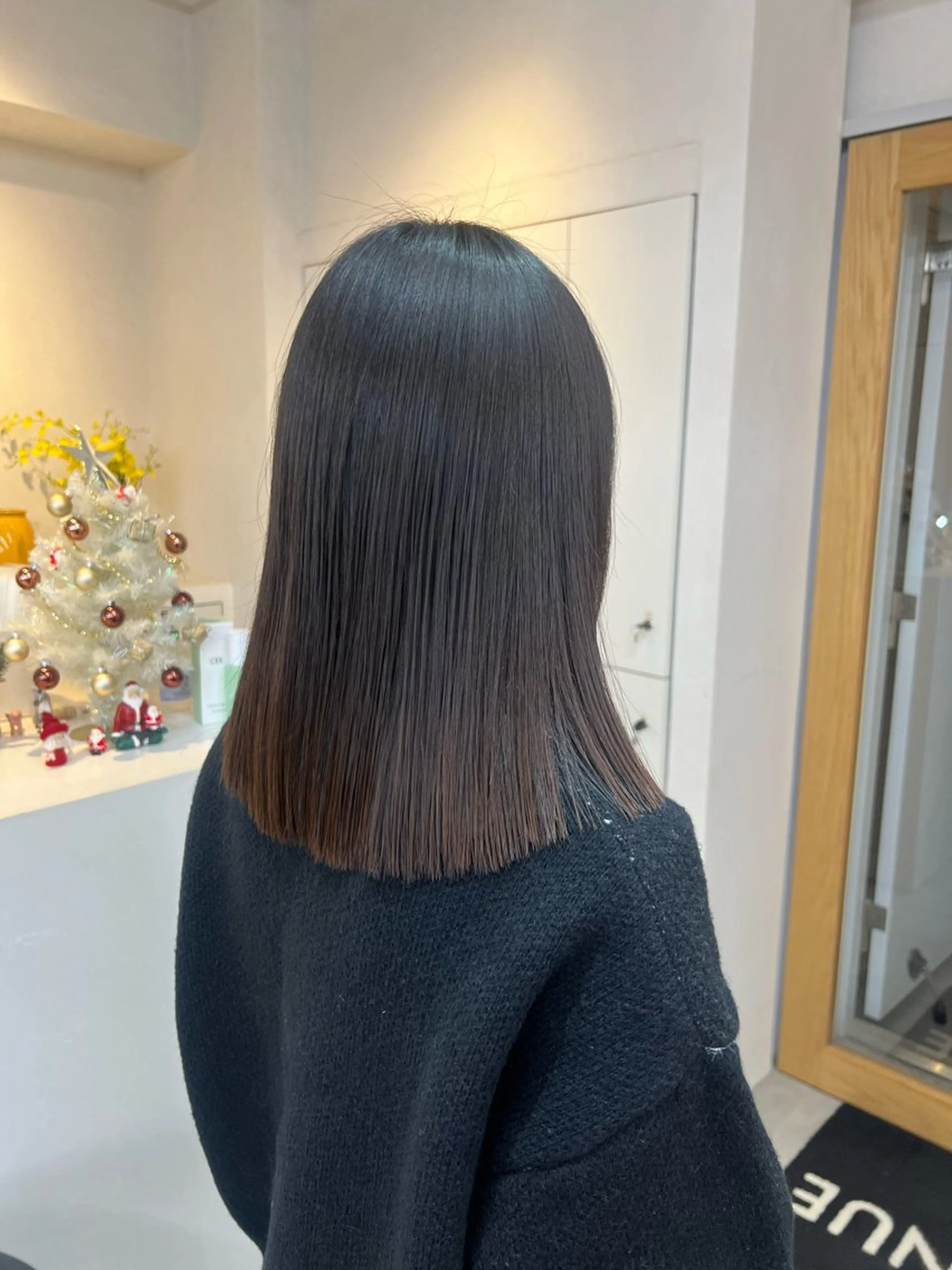 ミディアム カット トリートメント 表参道/kozue/ 艶髪/髪質改善のヘアスタイル