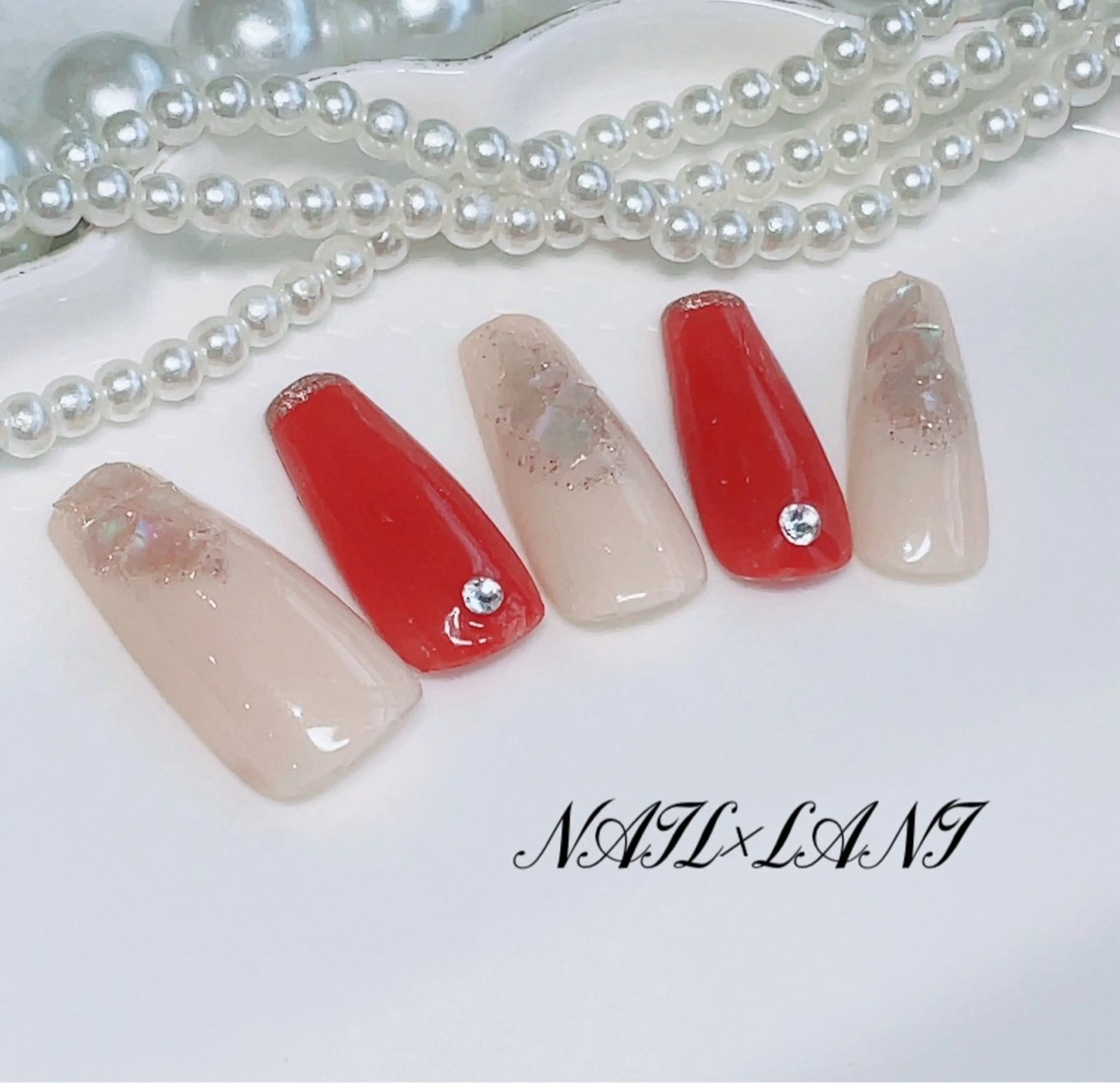 ネイル フットネイル ジェルネイル マグネットネイル パラジェル 練馬駅近ネイルラニ 不細工爪90分で美爪のネイルデザイン