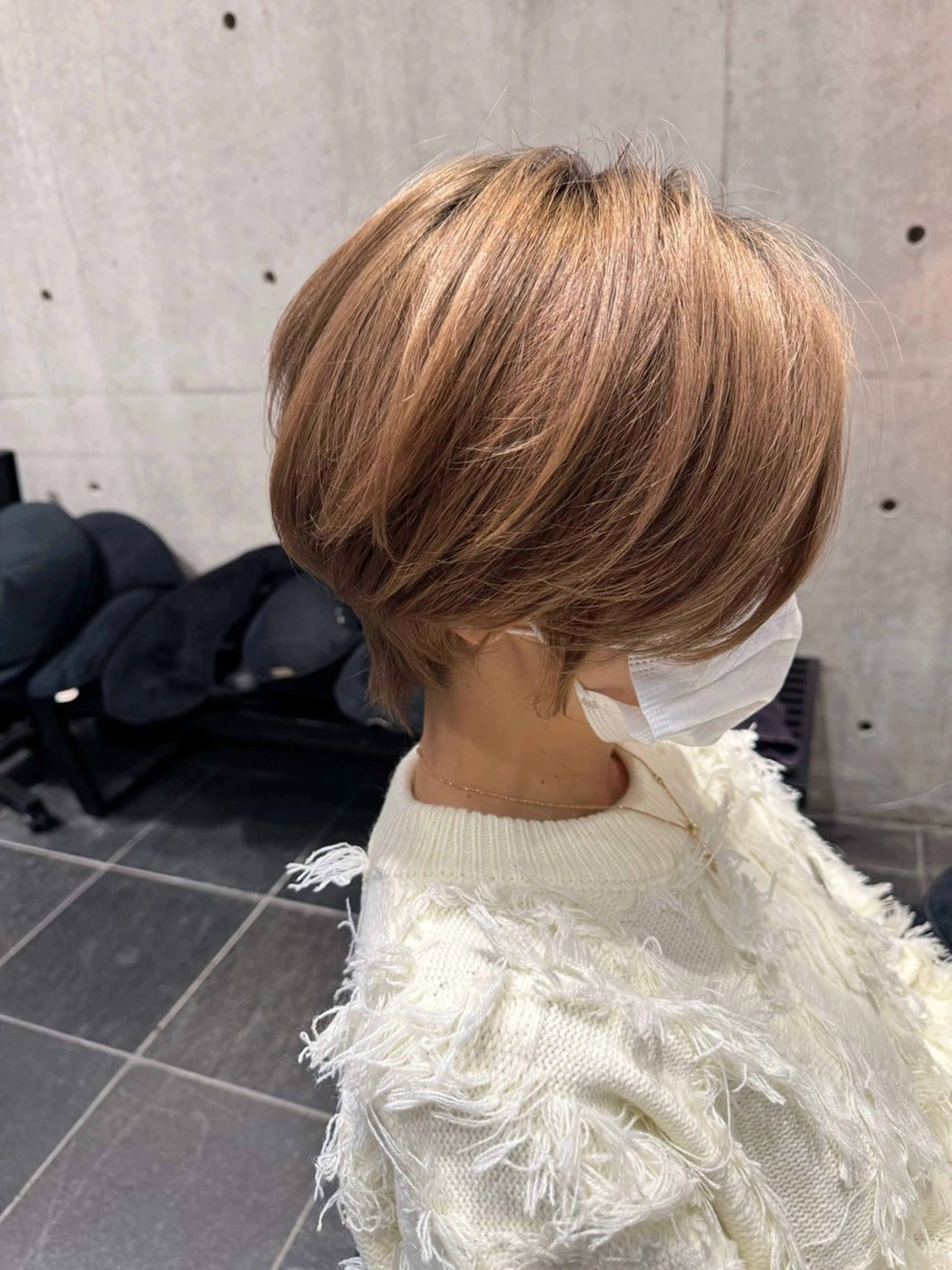 カラー ダブルカラー 髪質改善 カット ヘアカラー トリートメント OAK 中目黒のヘアスタイル