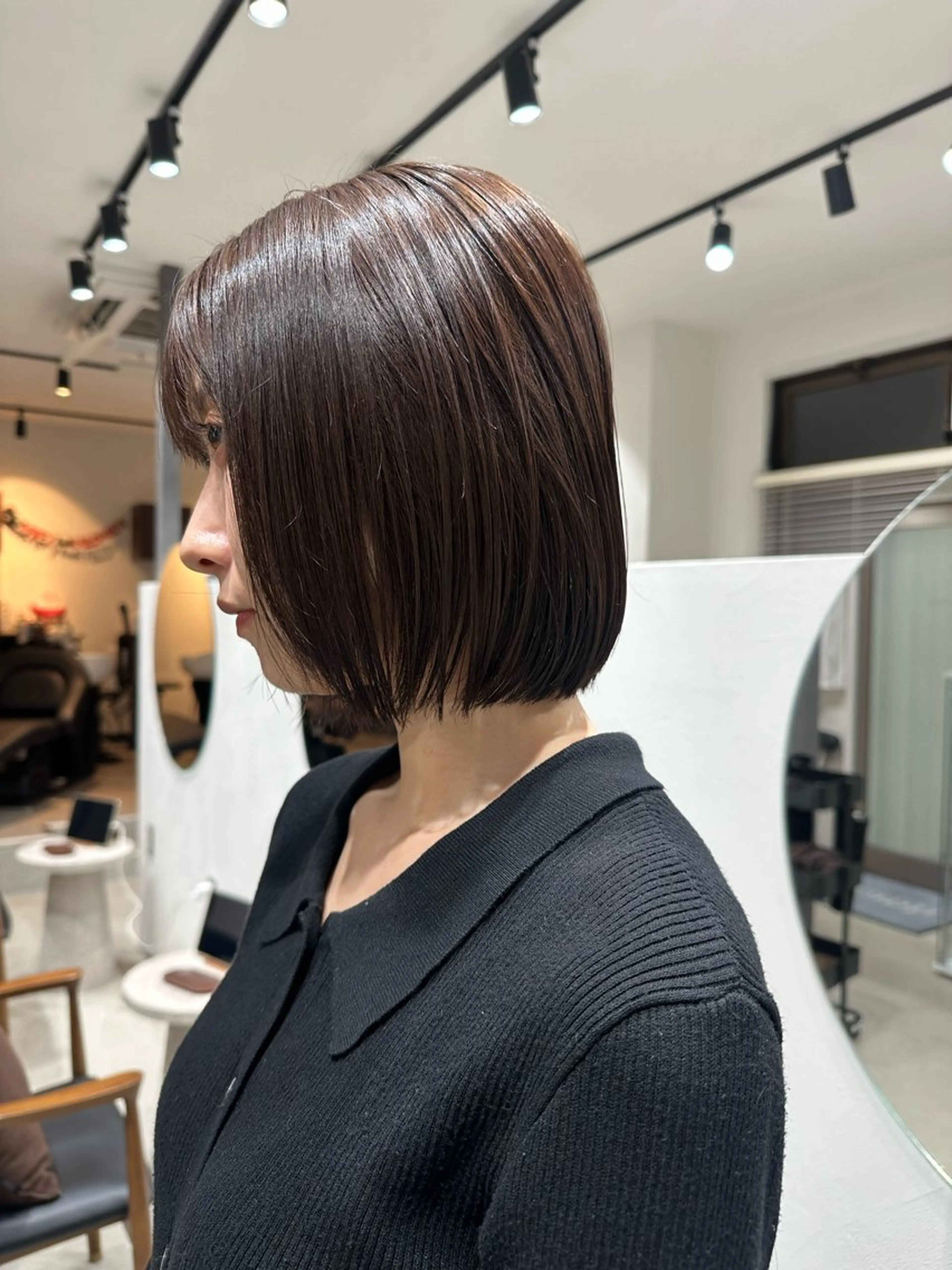 ショート 切りっぱなしボブ ボブ ボブ/レイヤー /河内温太のヘアスタイル