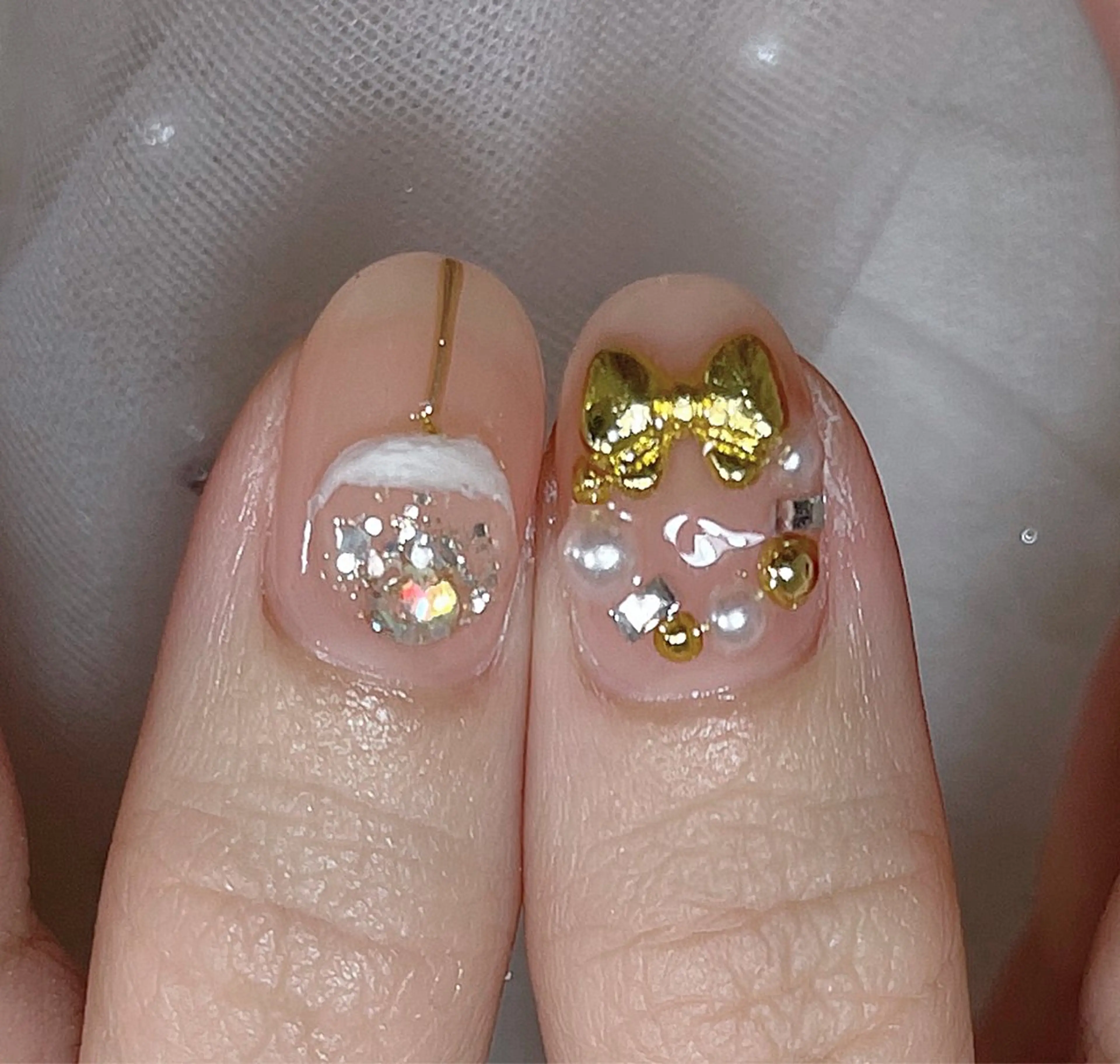 ネイル 𝐲𝐮𝐦𝐢🎀 長さ出しデザイン専門のネイルデザイン