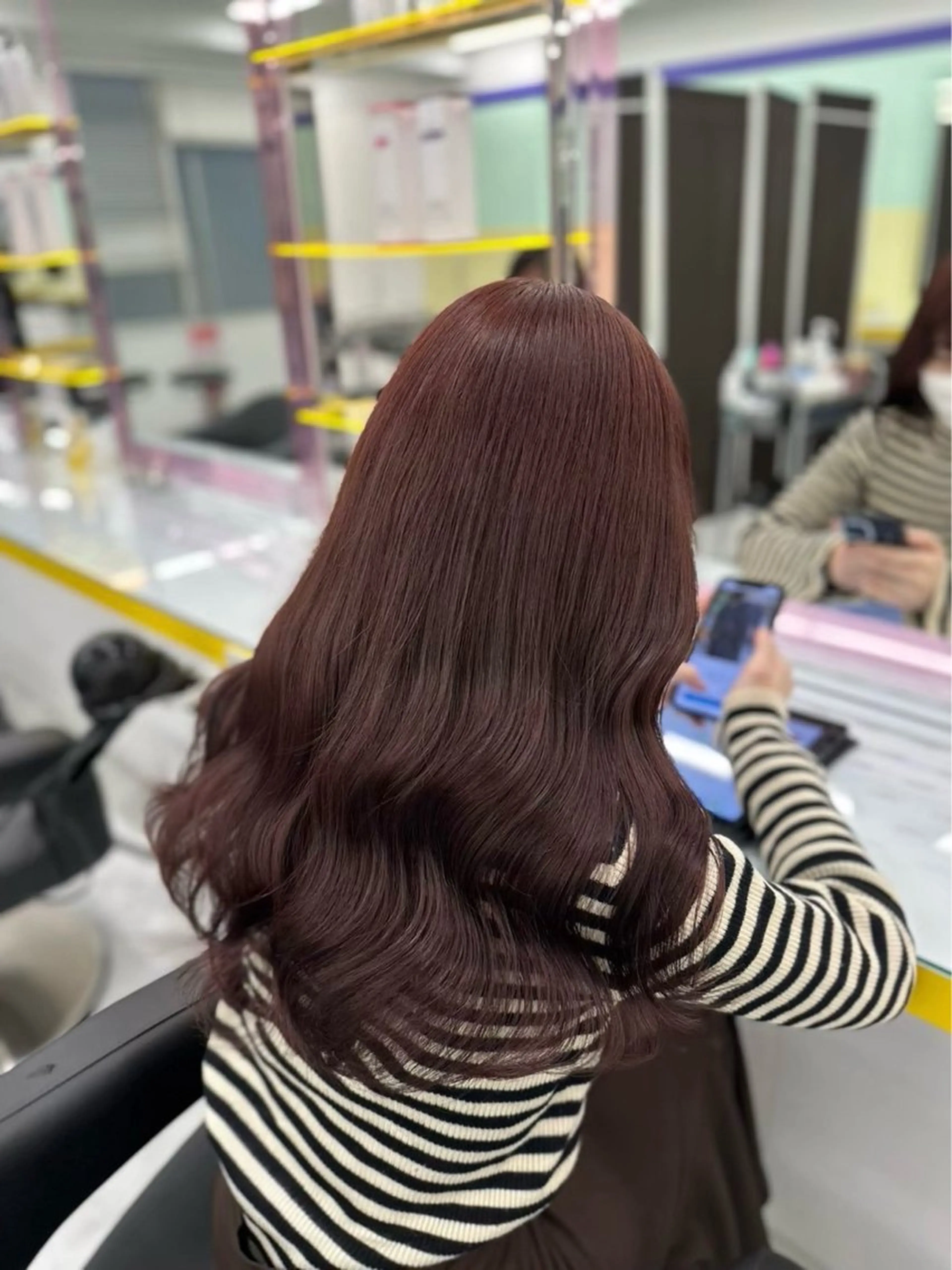 ロング カラー ヘアアレンジ メンズ特化/パーマ/ カット/カラー/るなのヘアスタイル