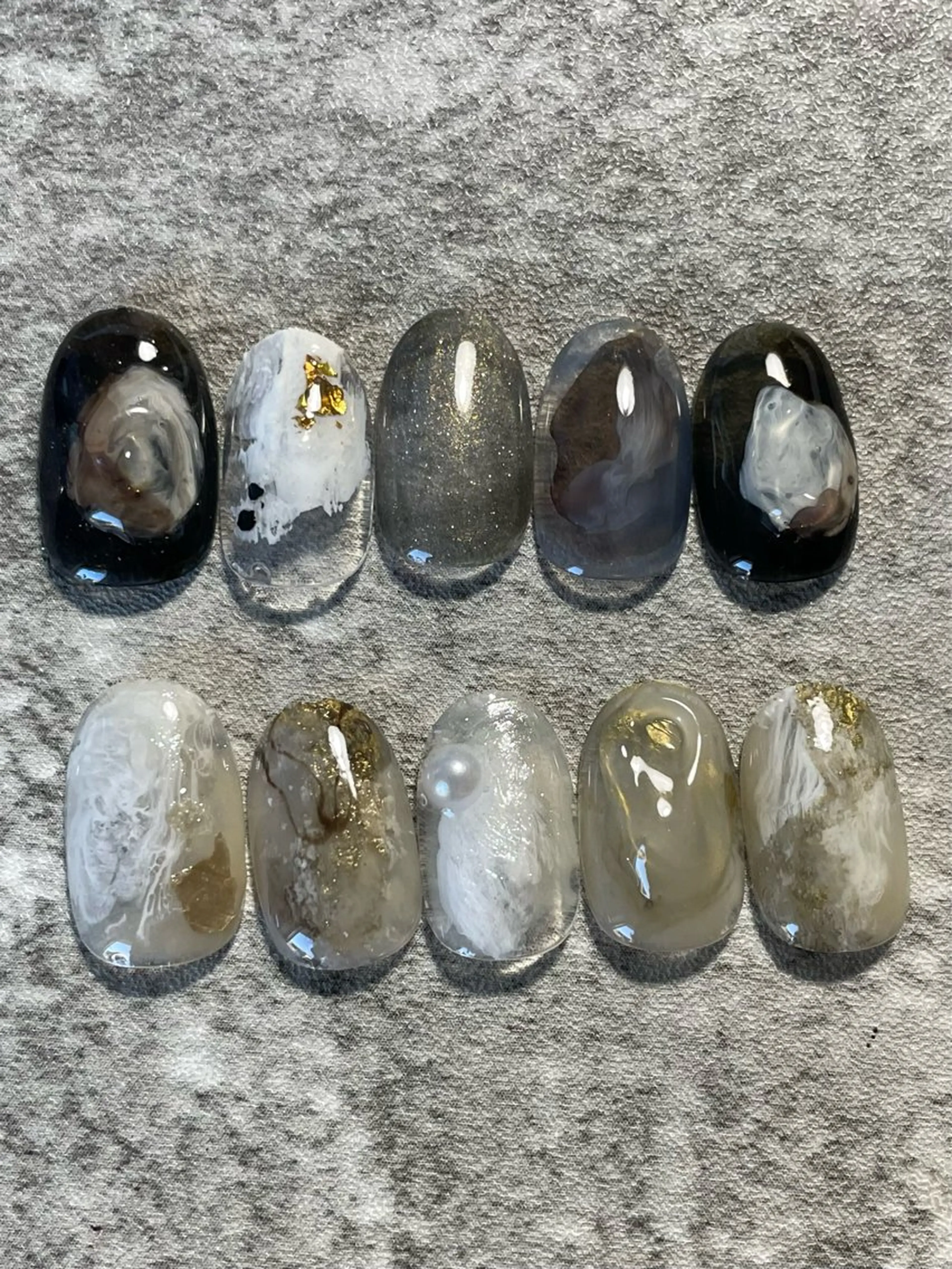 ネイル アートネイル ニュアンスネイル RISA joie nailのネイルデザイン