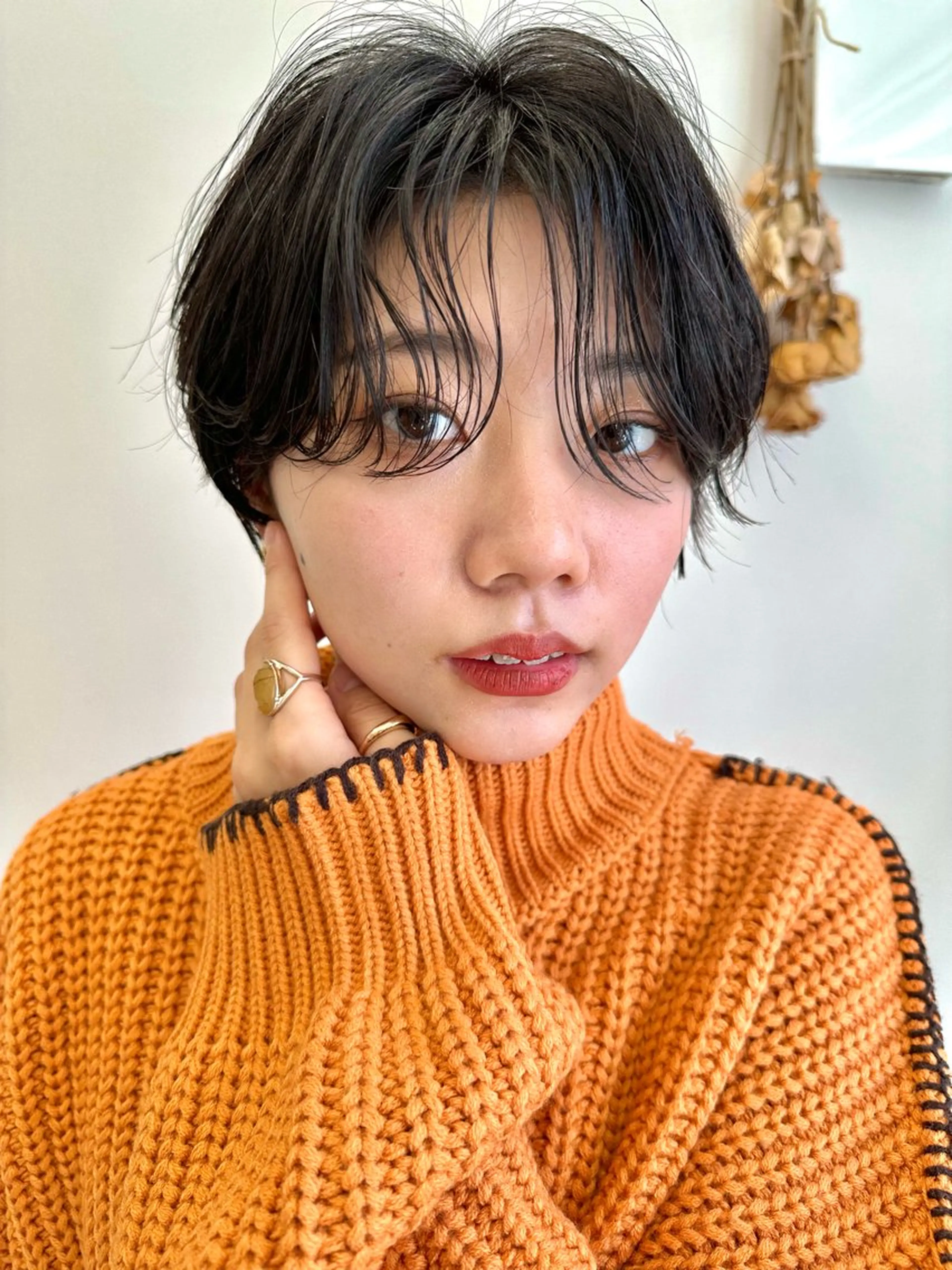 ショート カラー ハンサムショート ショートヘア カット ヘアカラー 園冬稀/メンズカット /メンズパーマのヘアスタイル