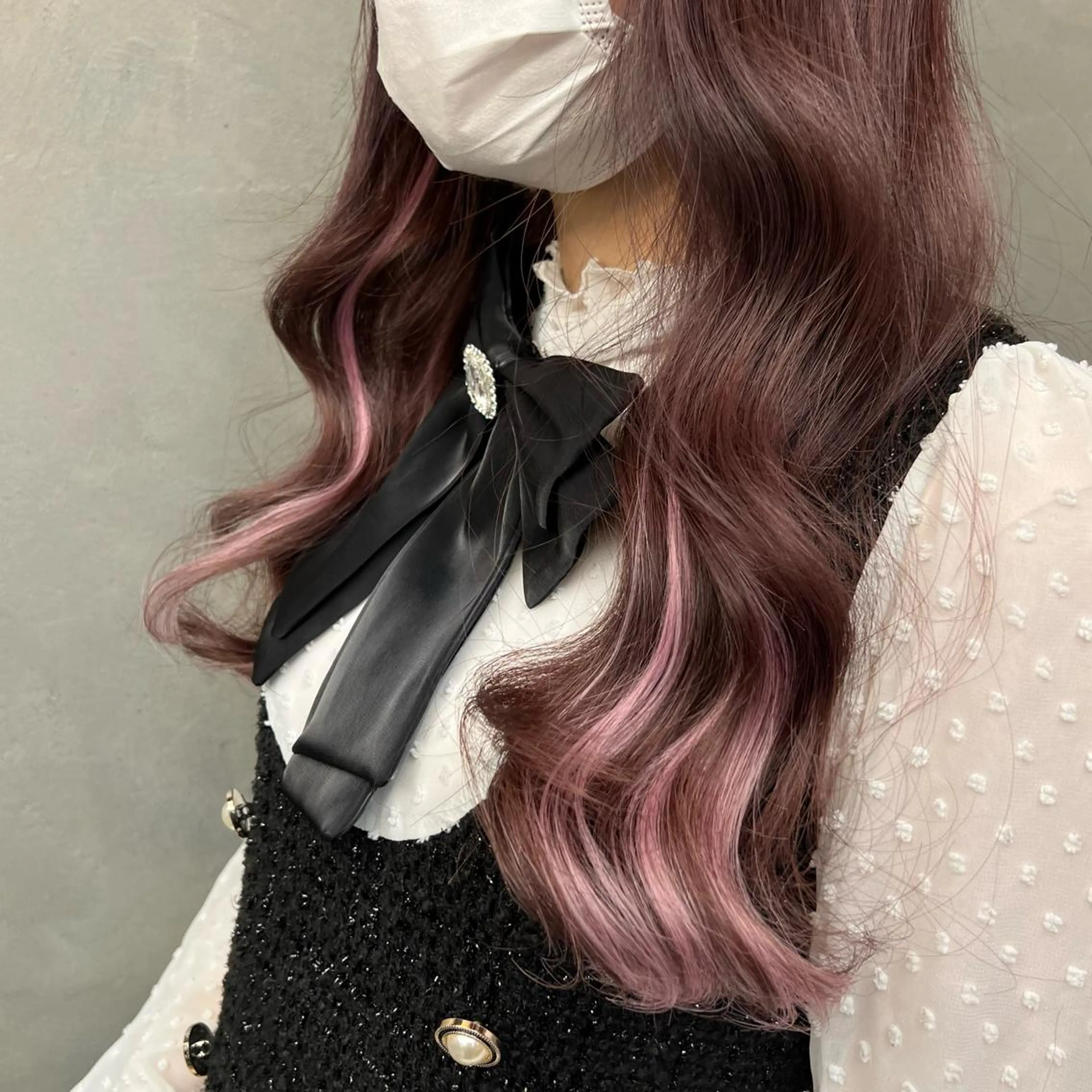 セミロング エクステ CS made by SHACHU栄店所属・❤️‍🔥シールエク ＋カラー京❤️‍🔥のヘアスタイル