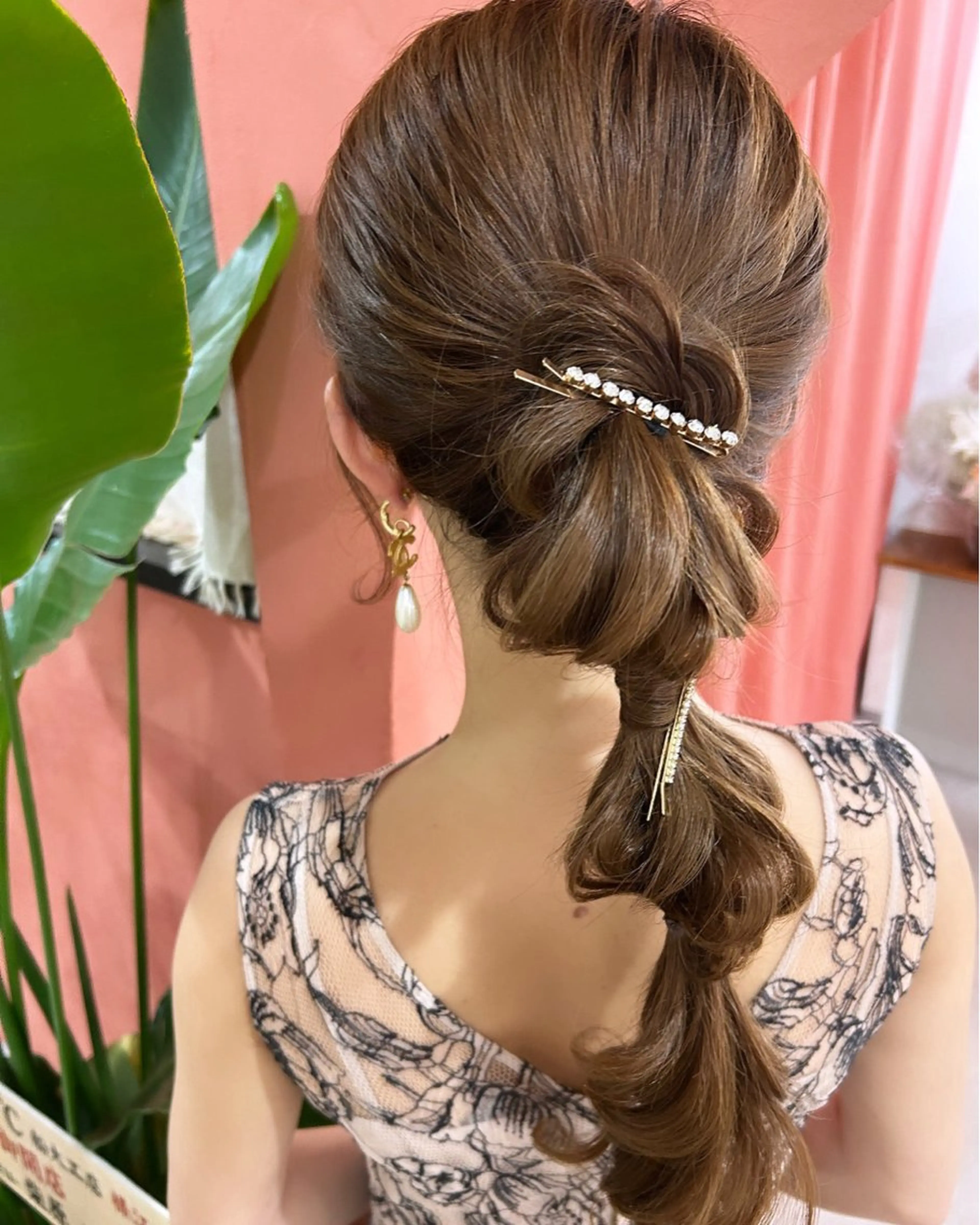 ロング ヘアアレンジ ヘアセット 《カメレオン》 西田美輝のヘアスタイル