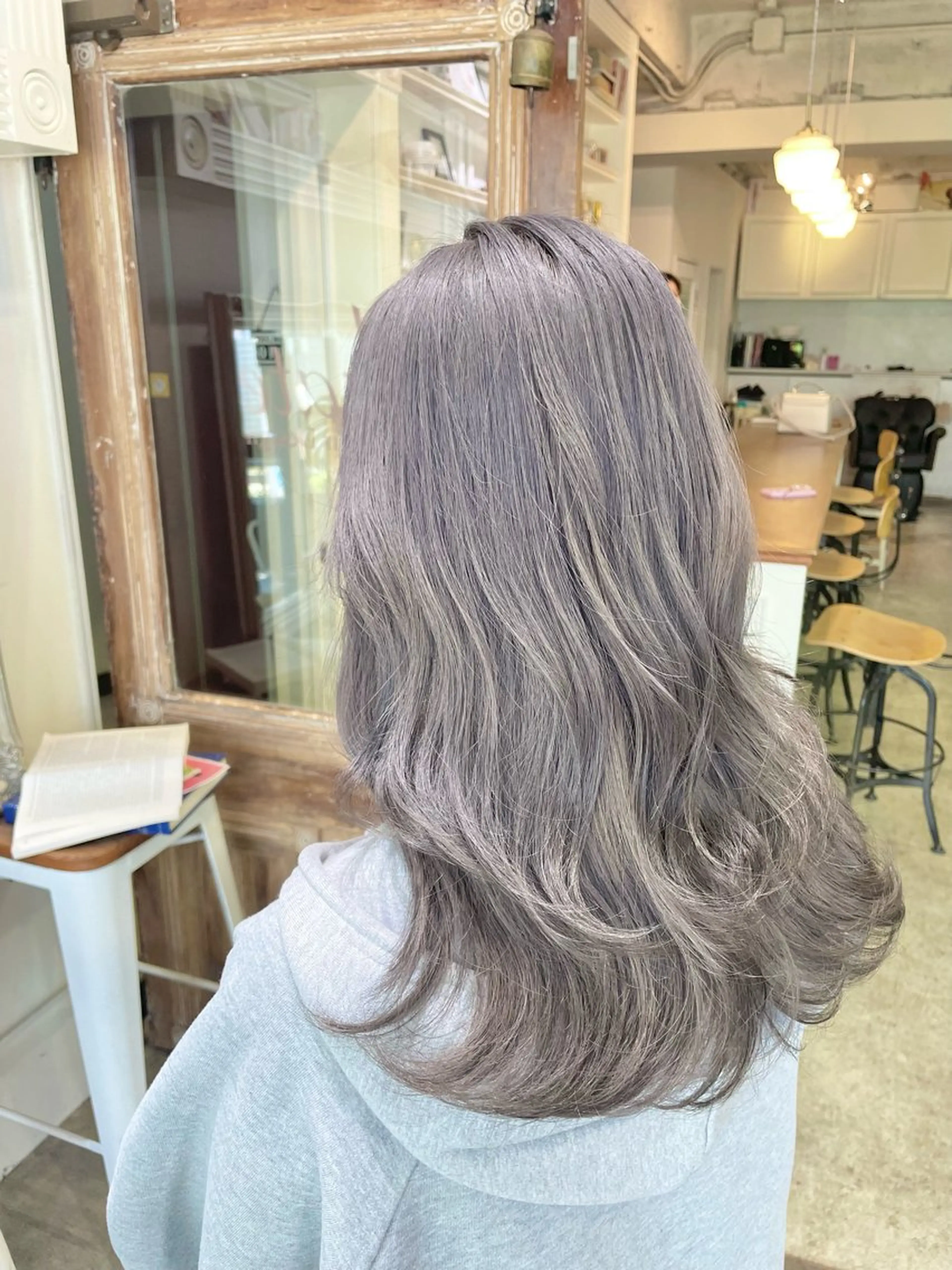 セミロング カラー ヘアアレンジ グレージュ カット ヘアカラー トリートメント 山崎 澪 レイヤーカット/大宮のヘアスタイル