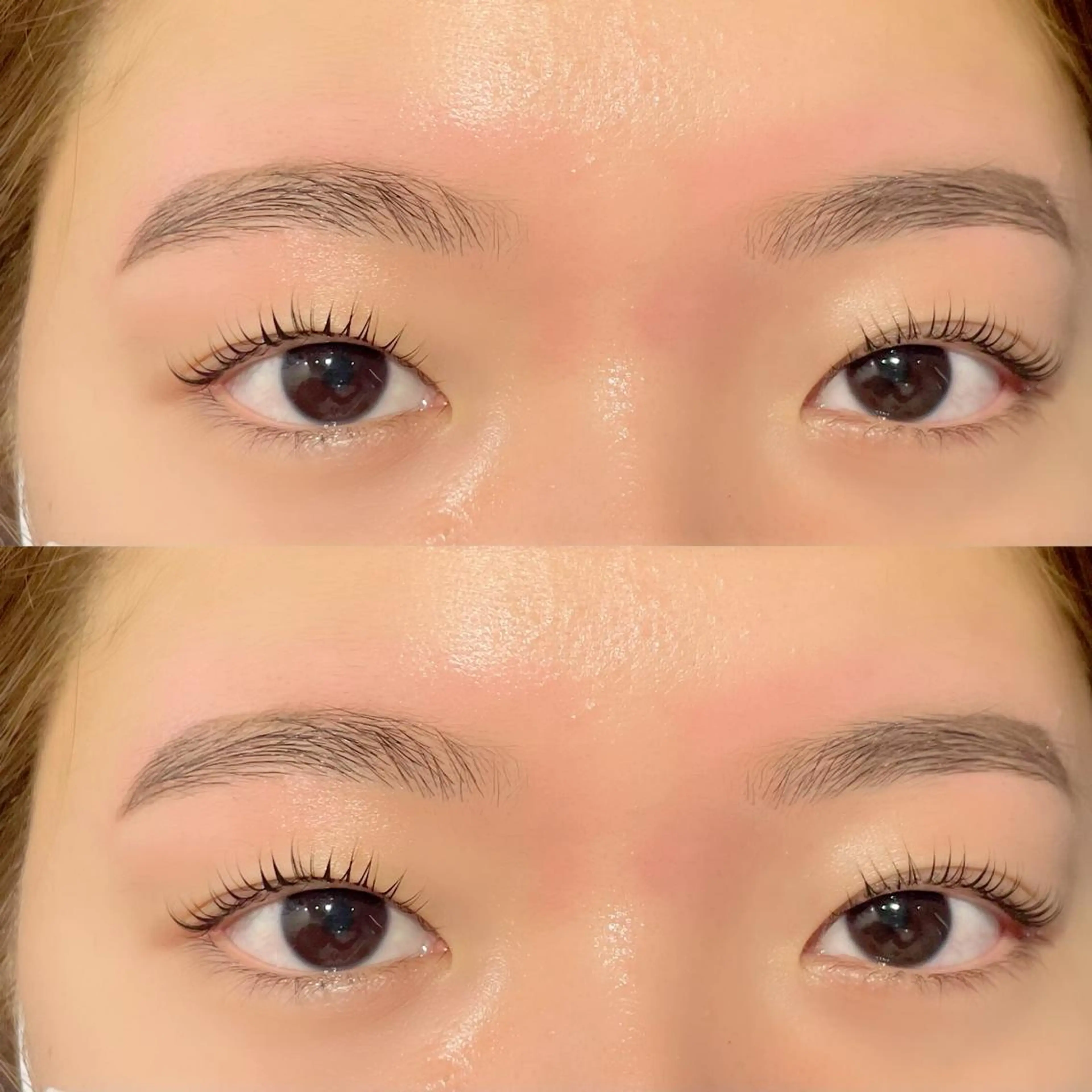 マツエク・マツパ 一重×まつ毛パーマ ホワイトアイ RINOのマツエク・マツパデザイン