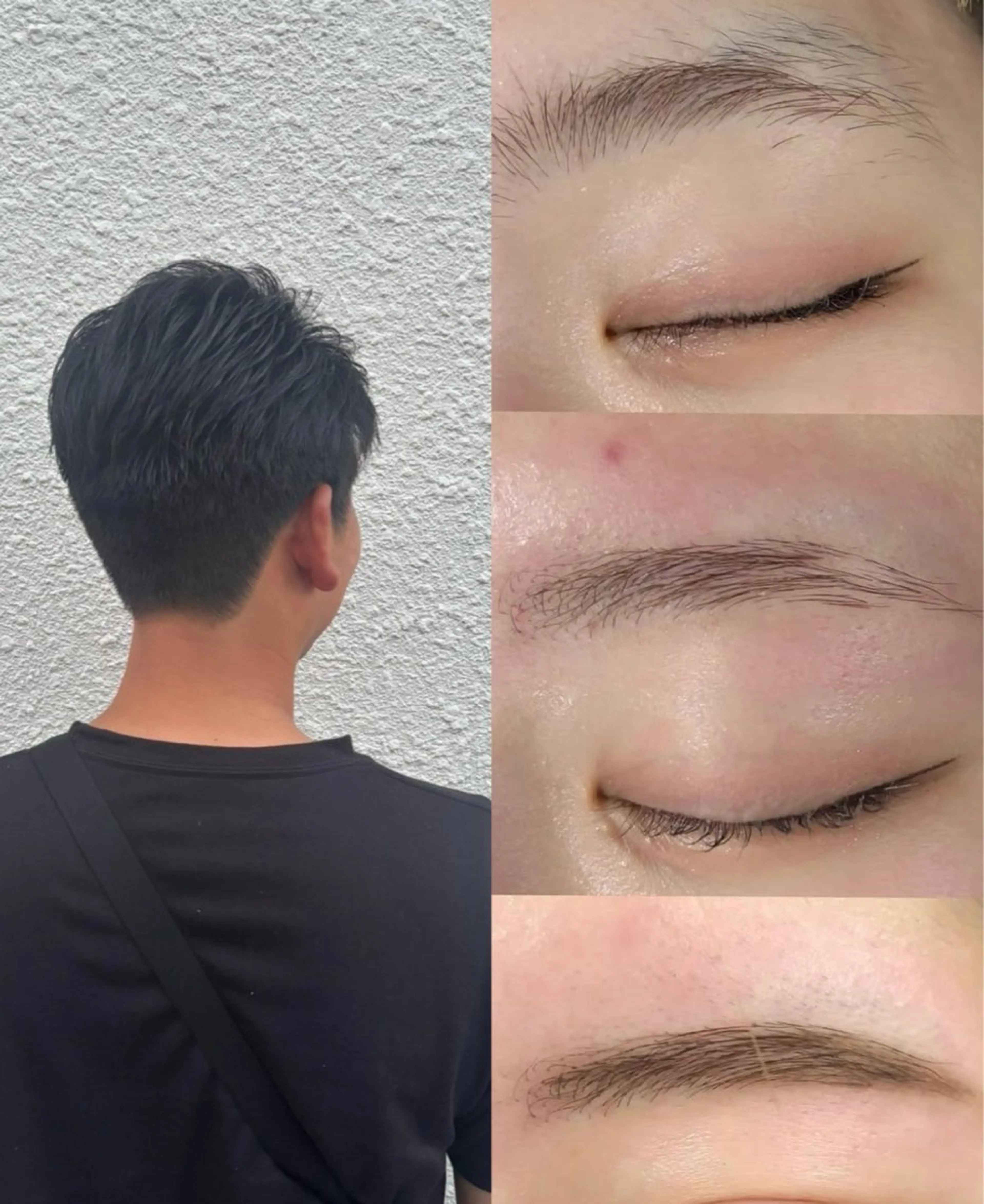 メンズカット➕眉ワックスの写真