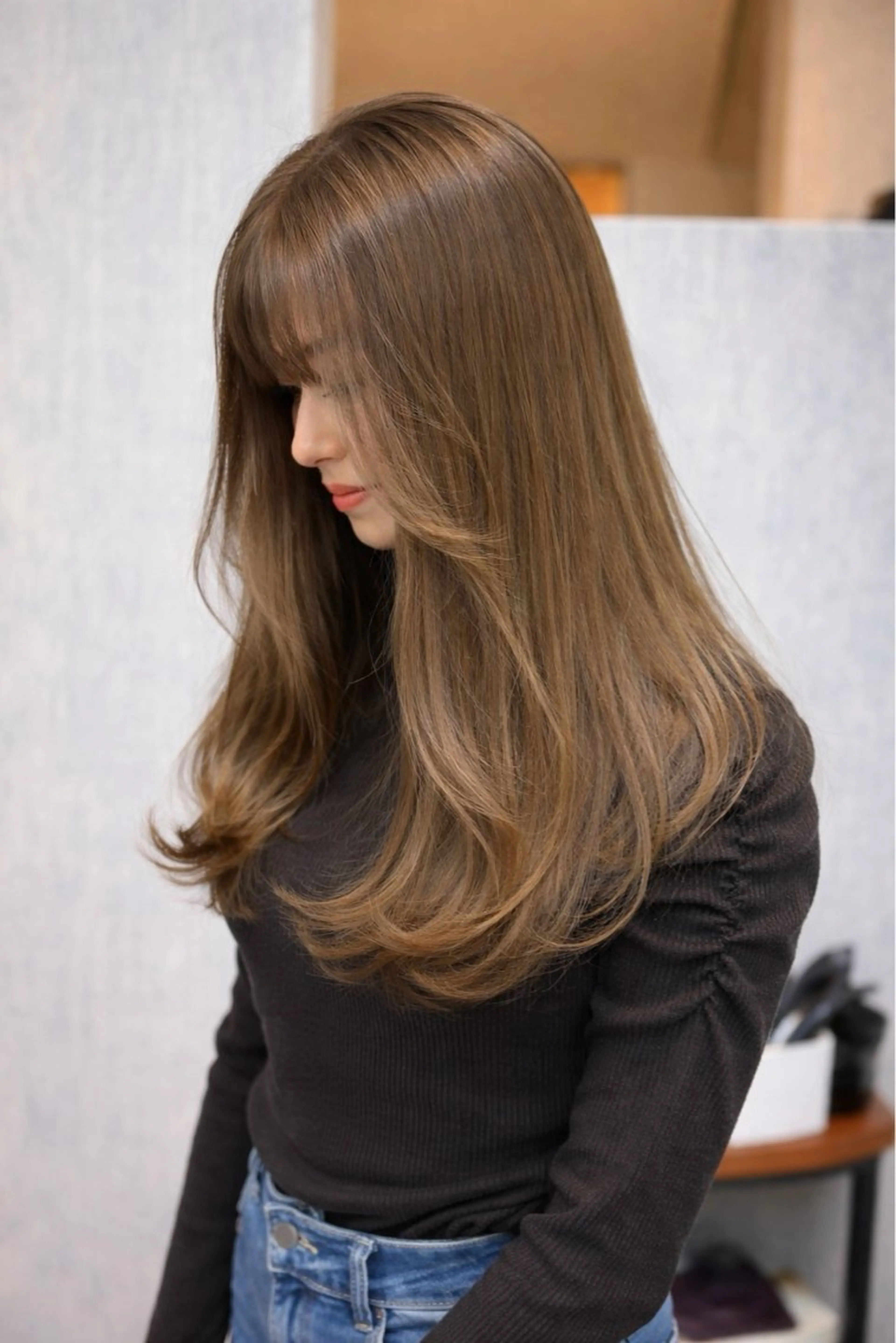 ⭐️新規人気No.1⭐️ 【口コミして頂ける方限定】カラー+オージュア+ナノバブルのシャワー(マーブ)🚿付きの写真