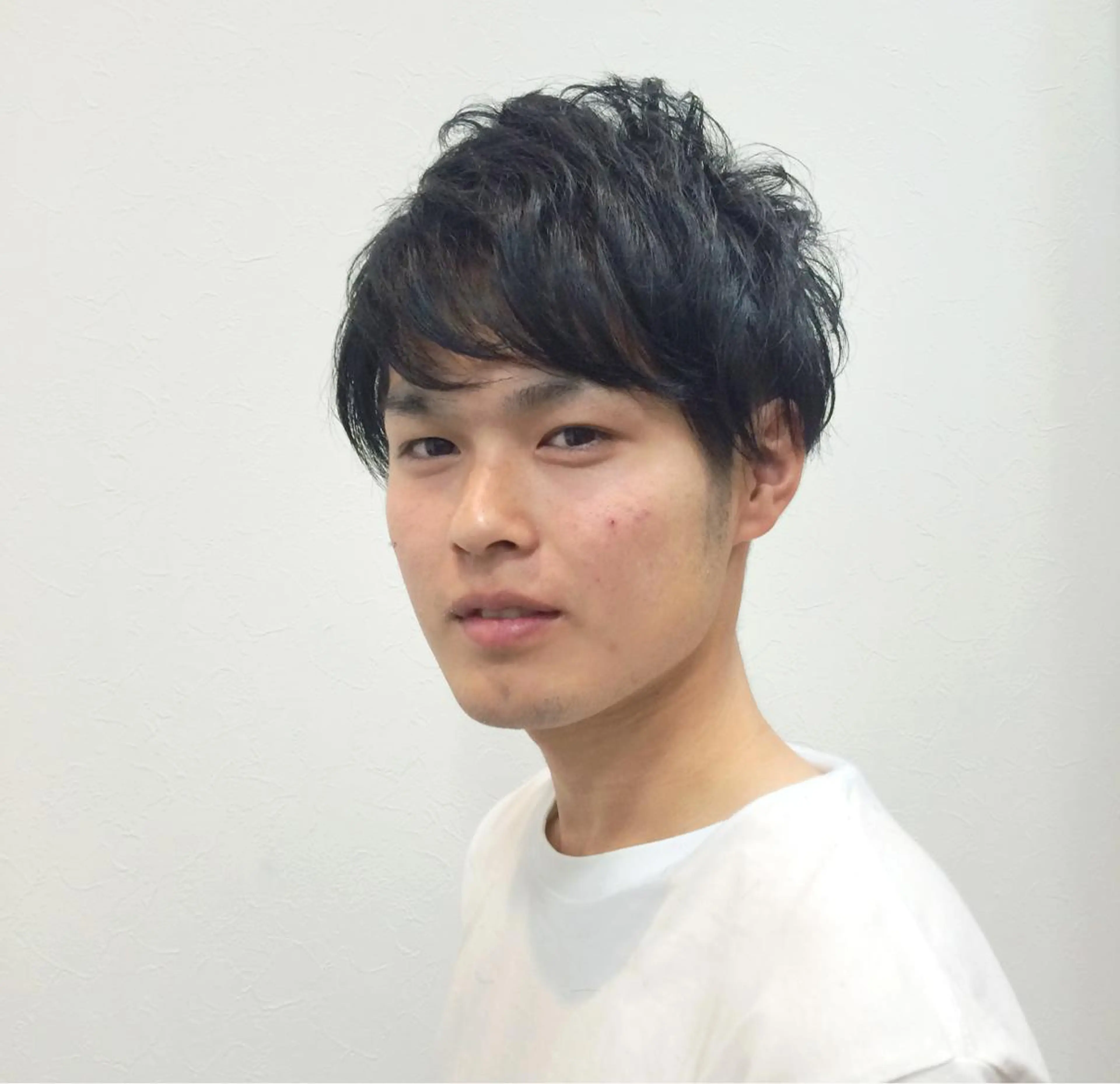 ショート パーマ メンズ 快眠ヘッドスパ はなのなのヘアスタイル