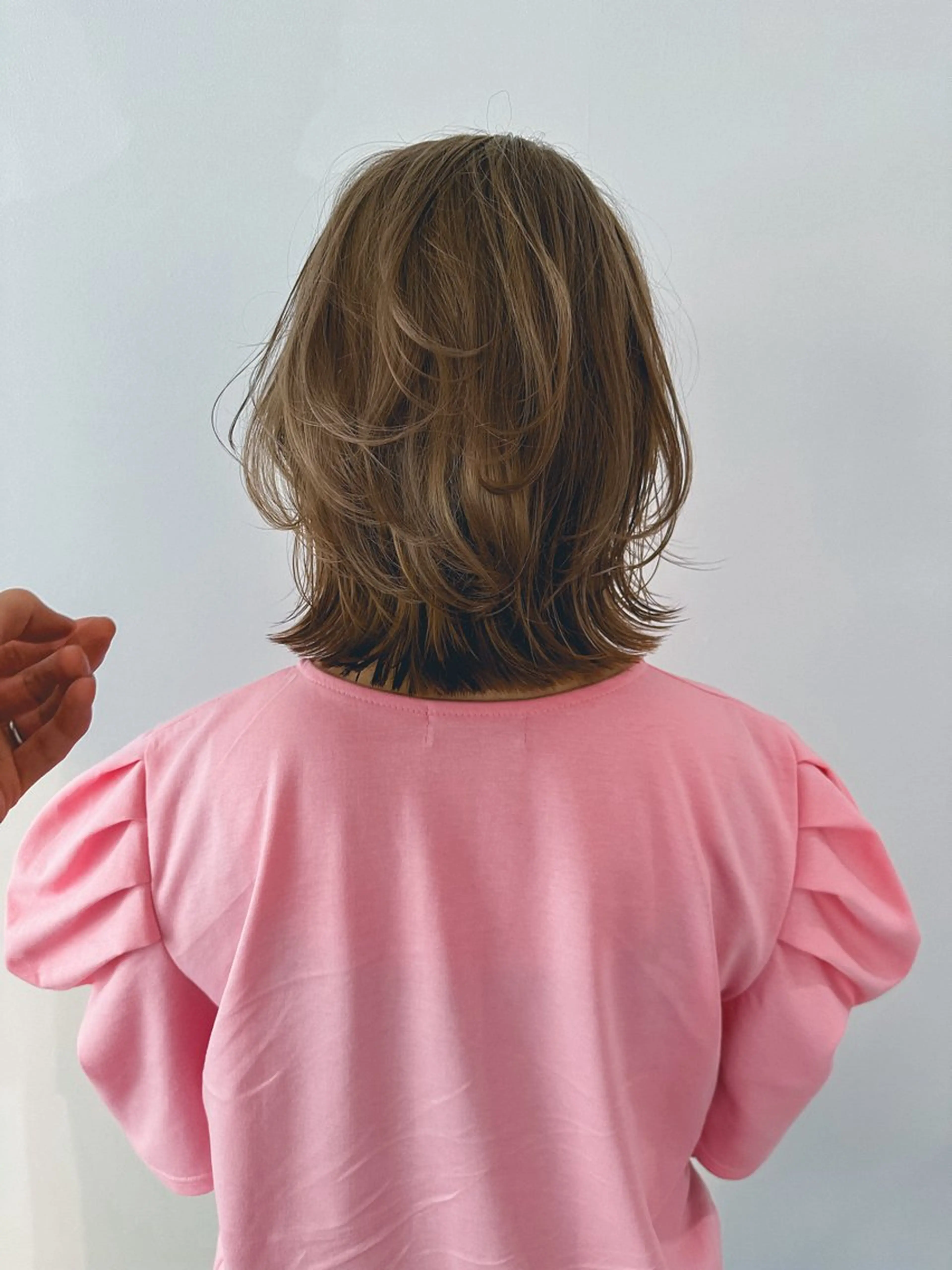 ショート カラー ボブレイヤー ボブ レイヤーカット カット ヘアカラー 梅田  illfrere 所属・イルフレール ryuのヘアスタイル