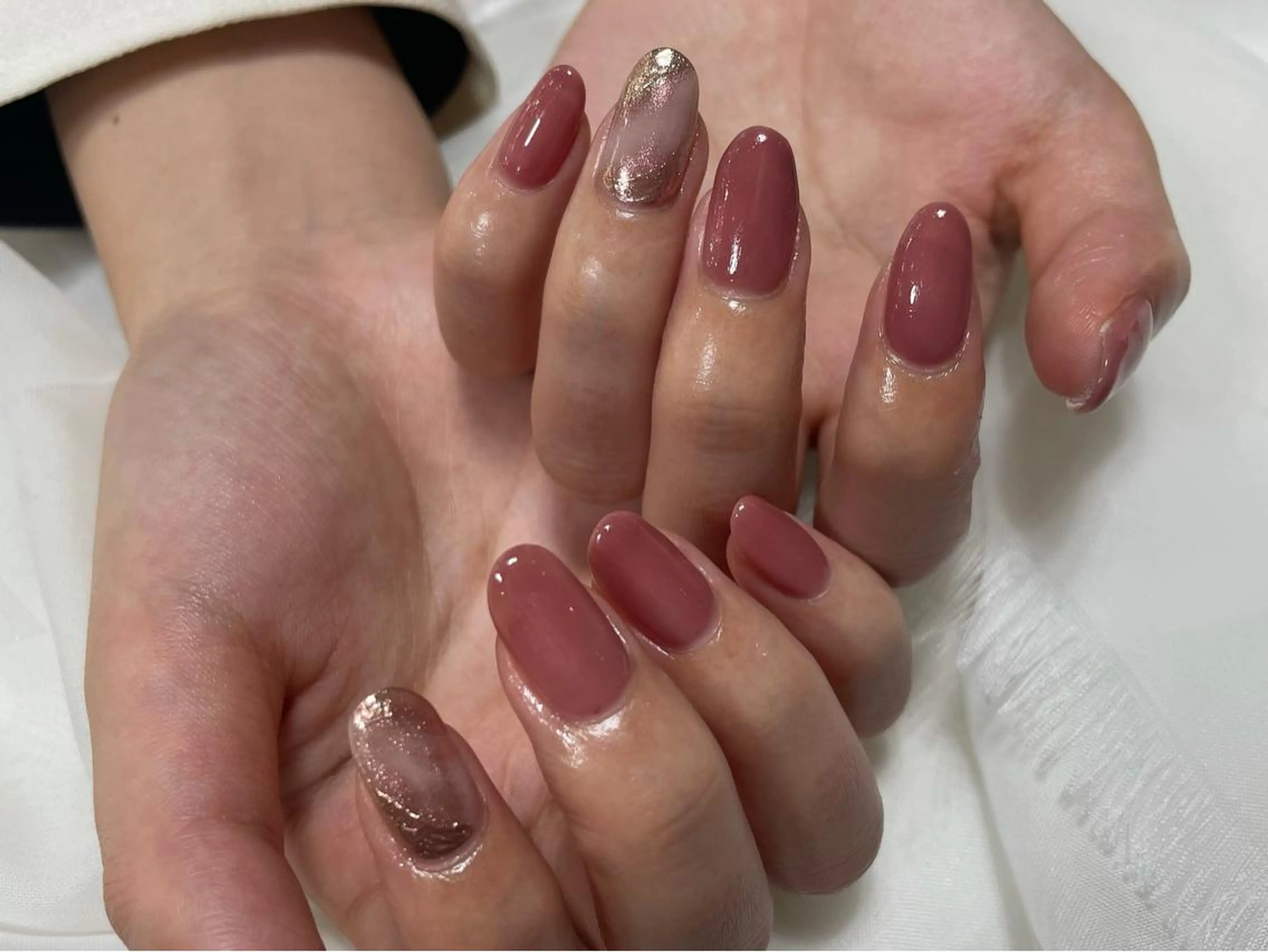 ネイル アートネイル ニュアンスネイル sugihara yuiのネイルデザイン