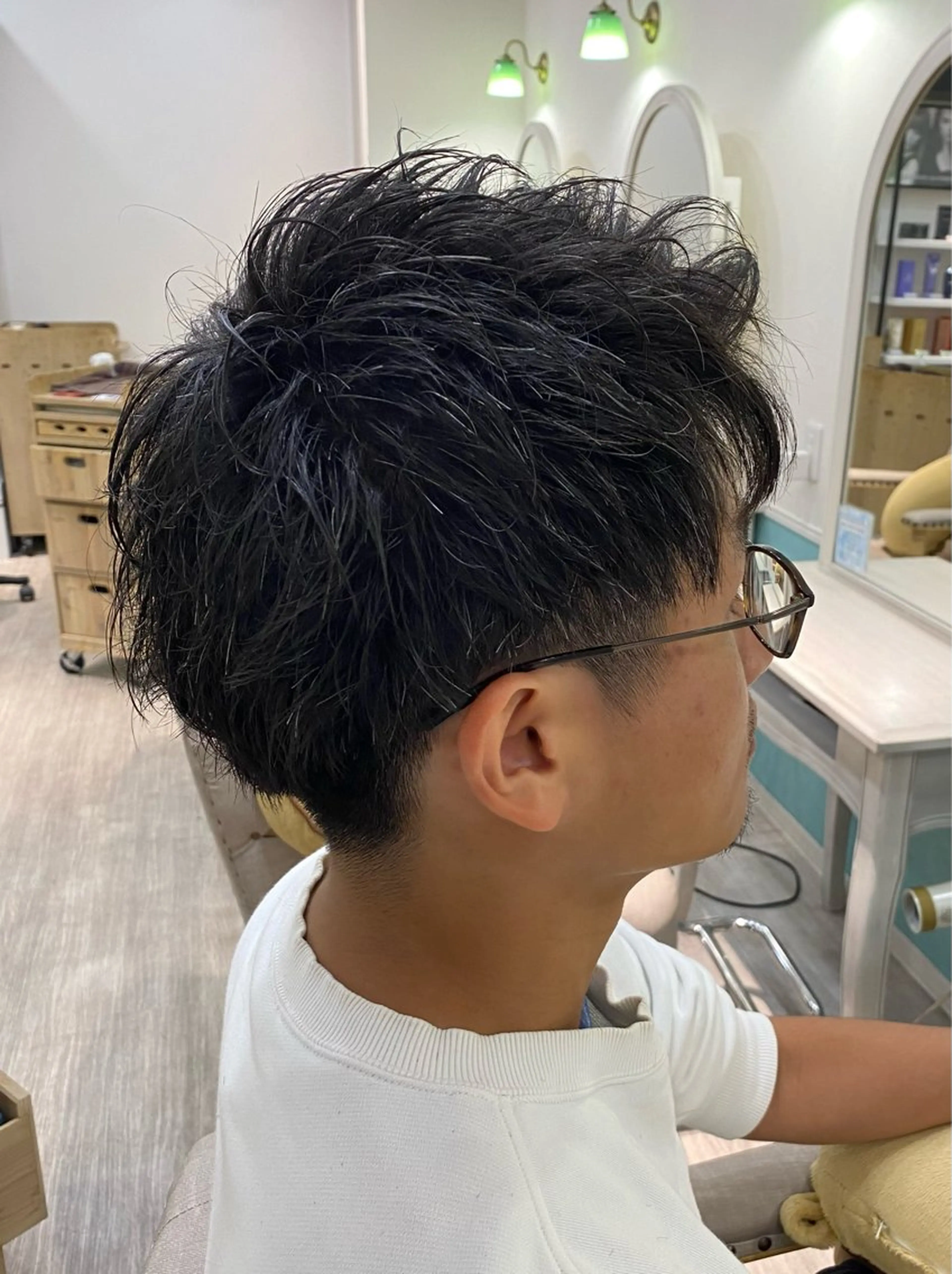 ショート メンズ アップバング ツーブロック 刈り上げ ショートヘア 【メンズ専門】 髙橋琉偉のヘアスタイル