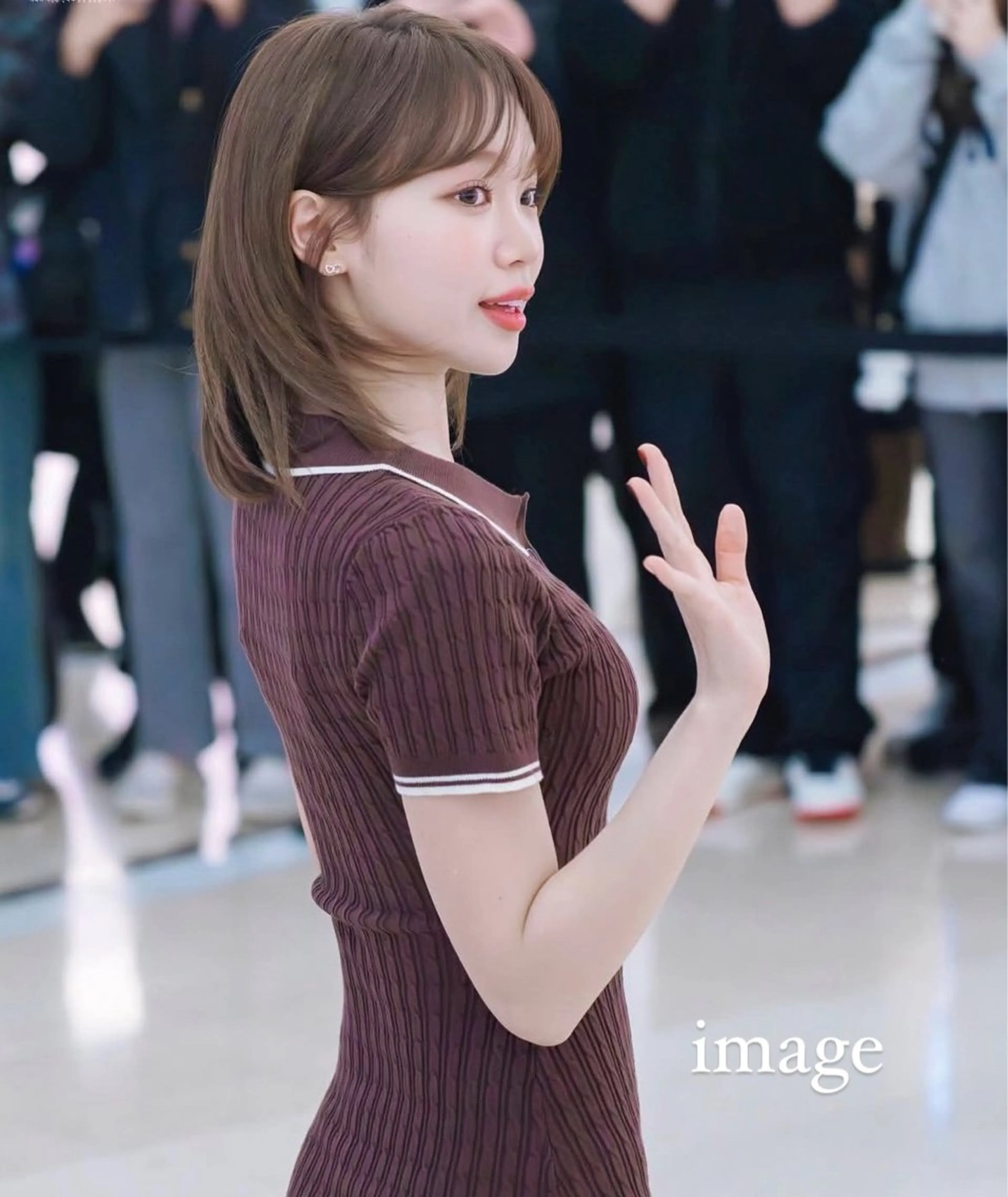 ミディアム カット トリートメント レイヤーカット/ 縮毛矯正/ミサキ💐のヘアスタイル