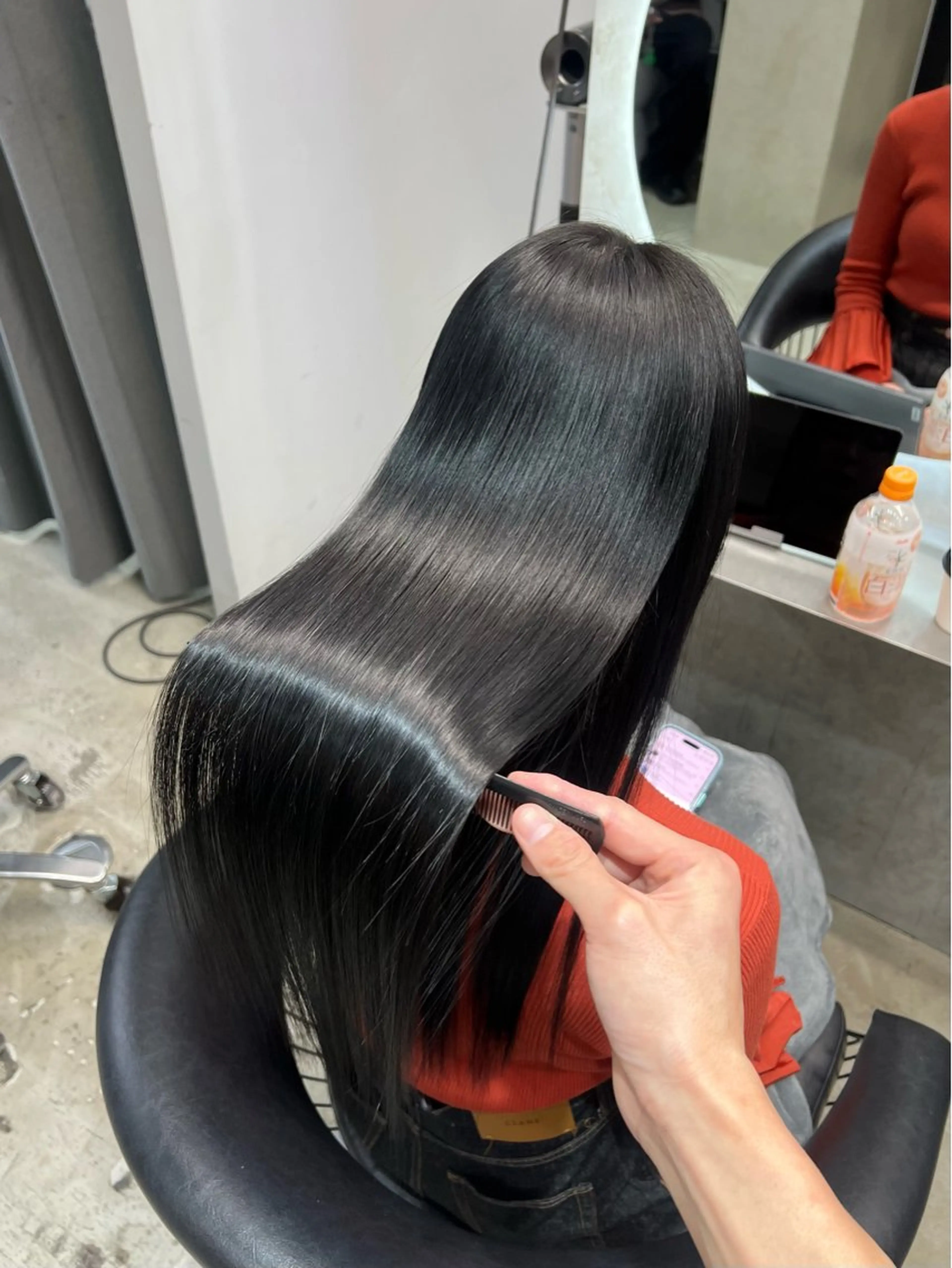 ロング カラー カット ヘアカラー トリートメント etora 渋谷所属・ワンホンヘア🇨🇳 髪質改善/itaruのヘアスタイル