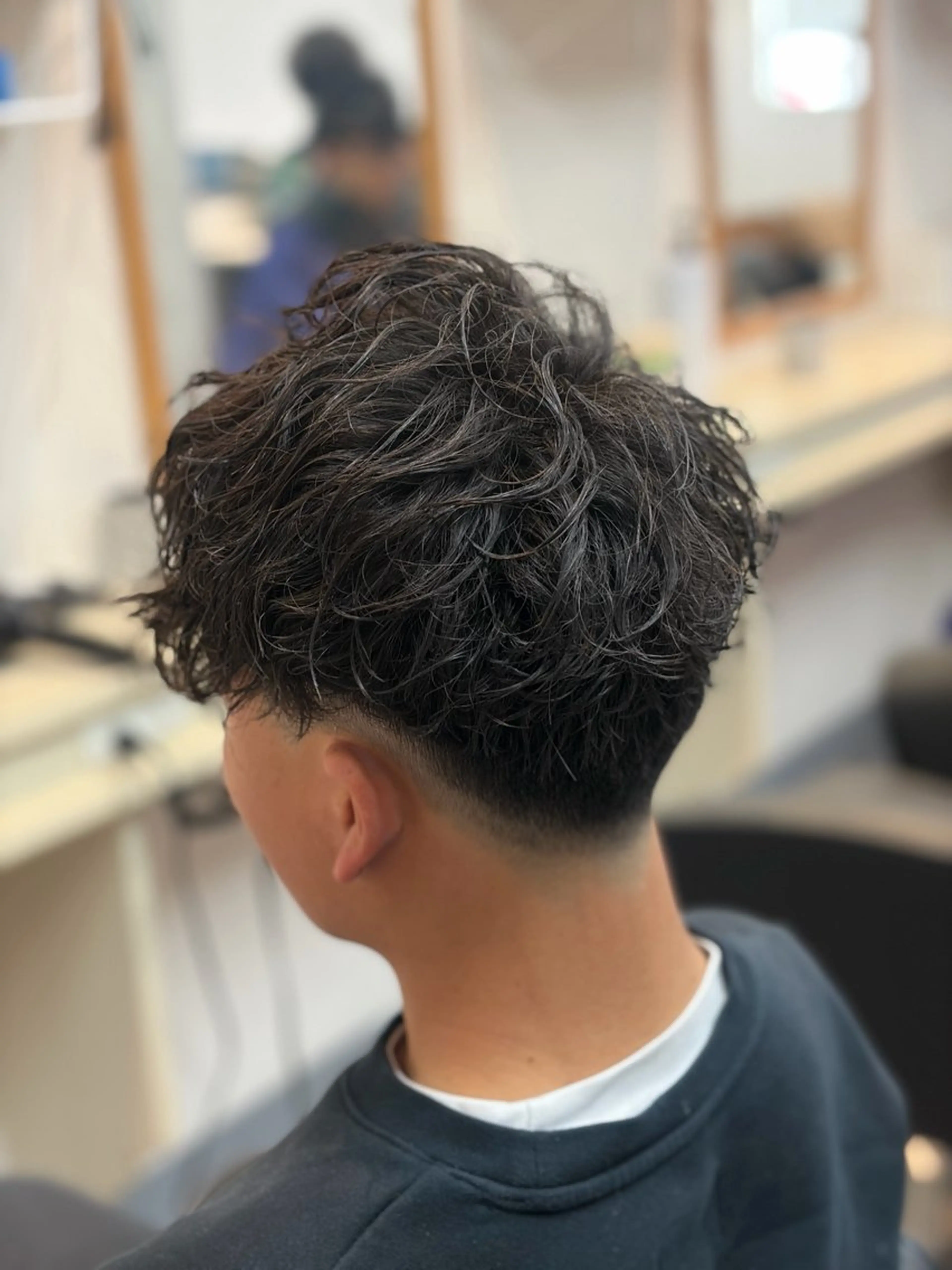 パーマ メンズ カット パーマ メンズ特化/パーマ/ フェードWATARUのヘアスタイル