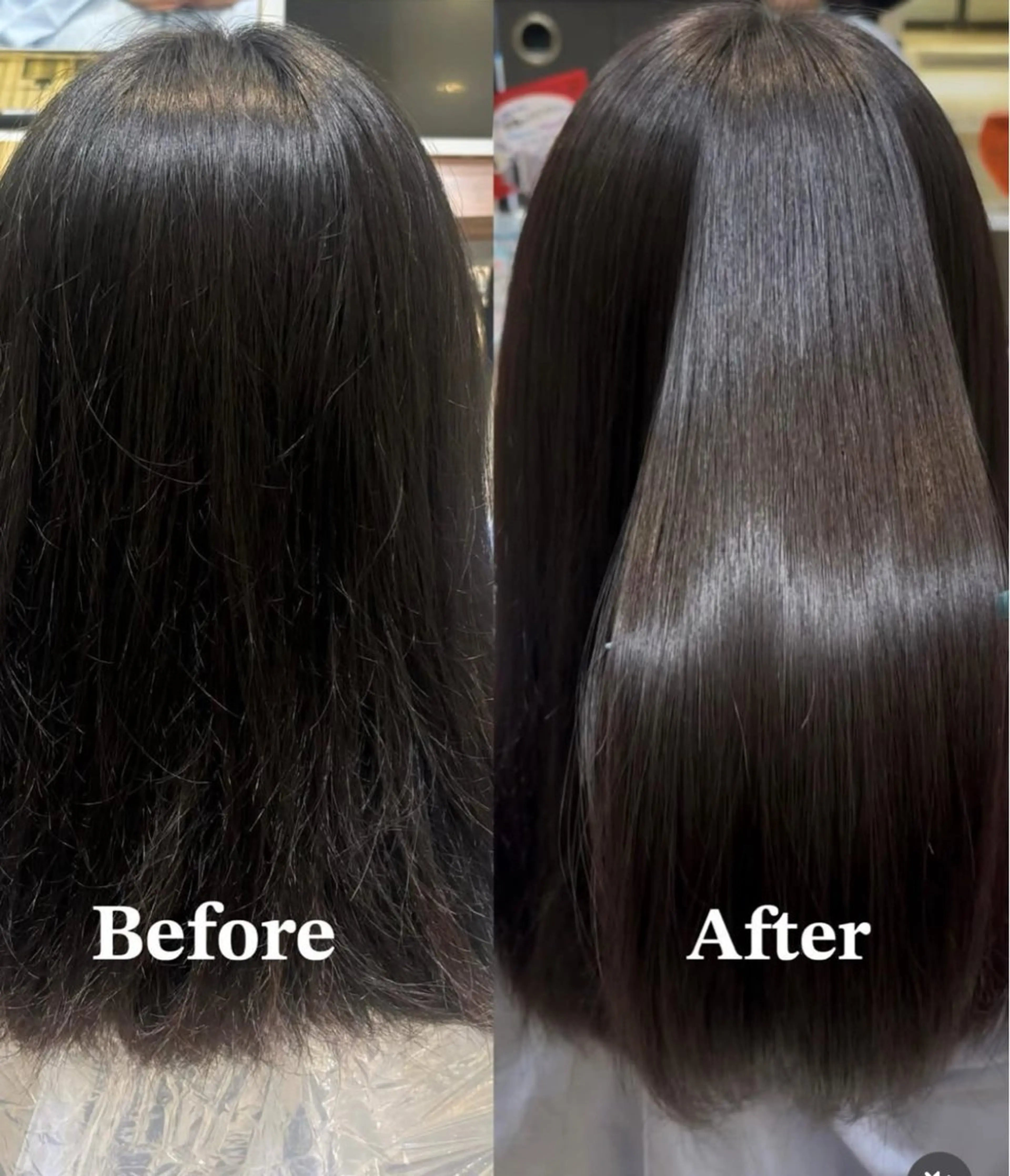 パーマ 縮毛矯正 ALBUM銀座店所属・ALBUM銀座あやか /縮毛矯正🎀🫧のヘアスタイル