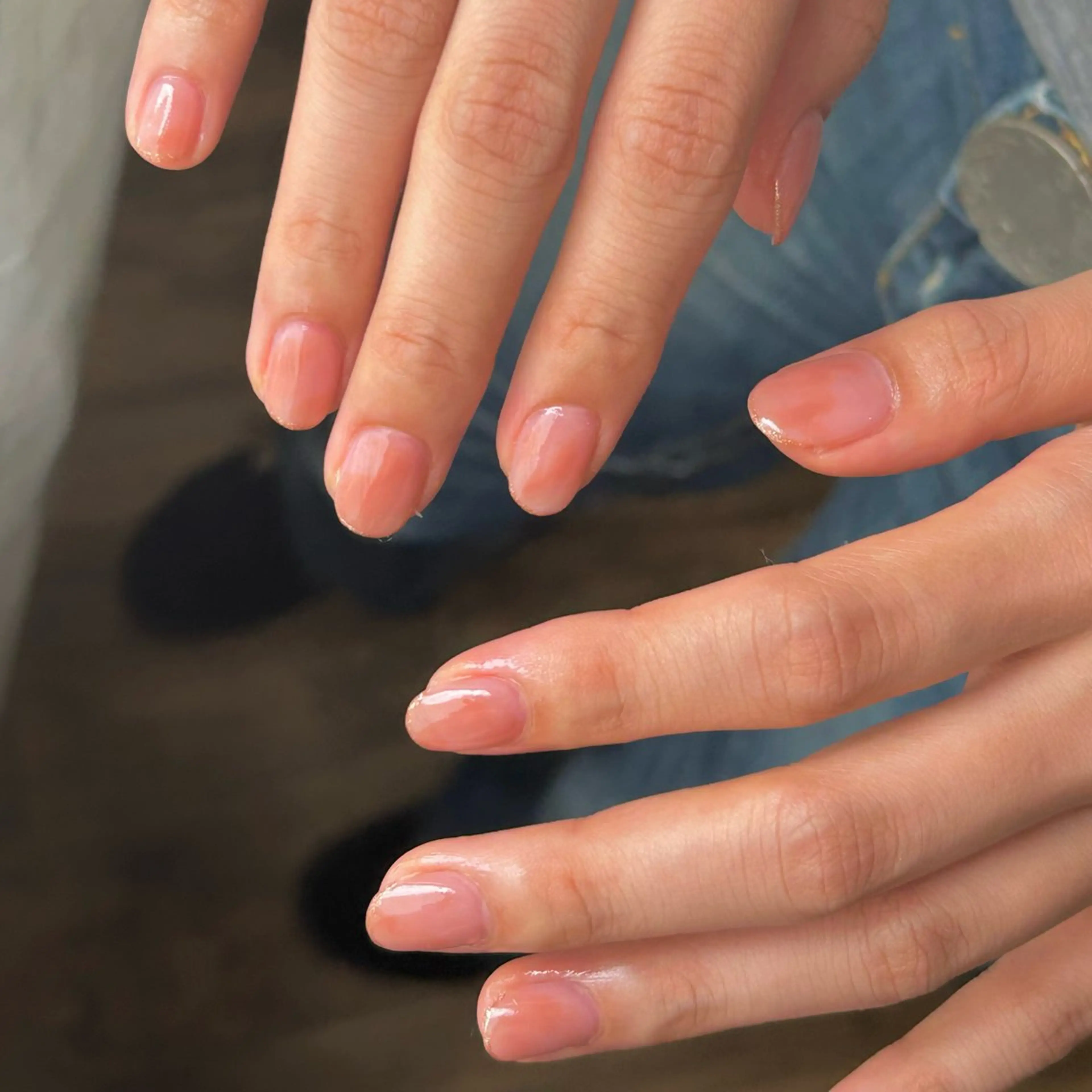 ネイル ラメ(グリッター) ニュアンスネイル ハンドネイル nails Mintia ～esaka～所属・松本 麻子のネイルデザイン