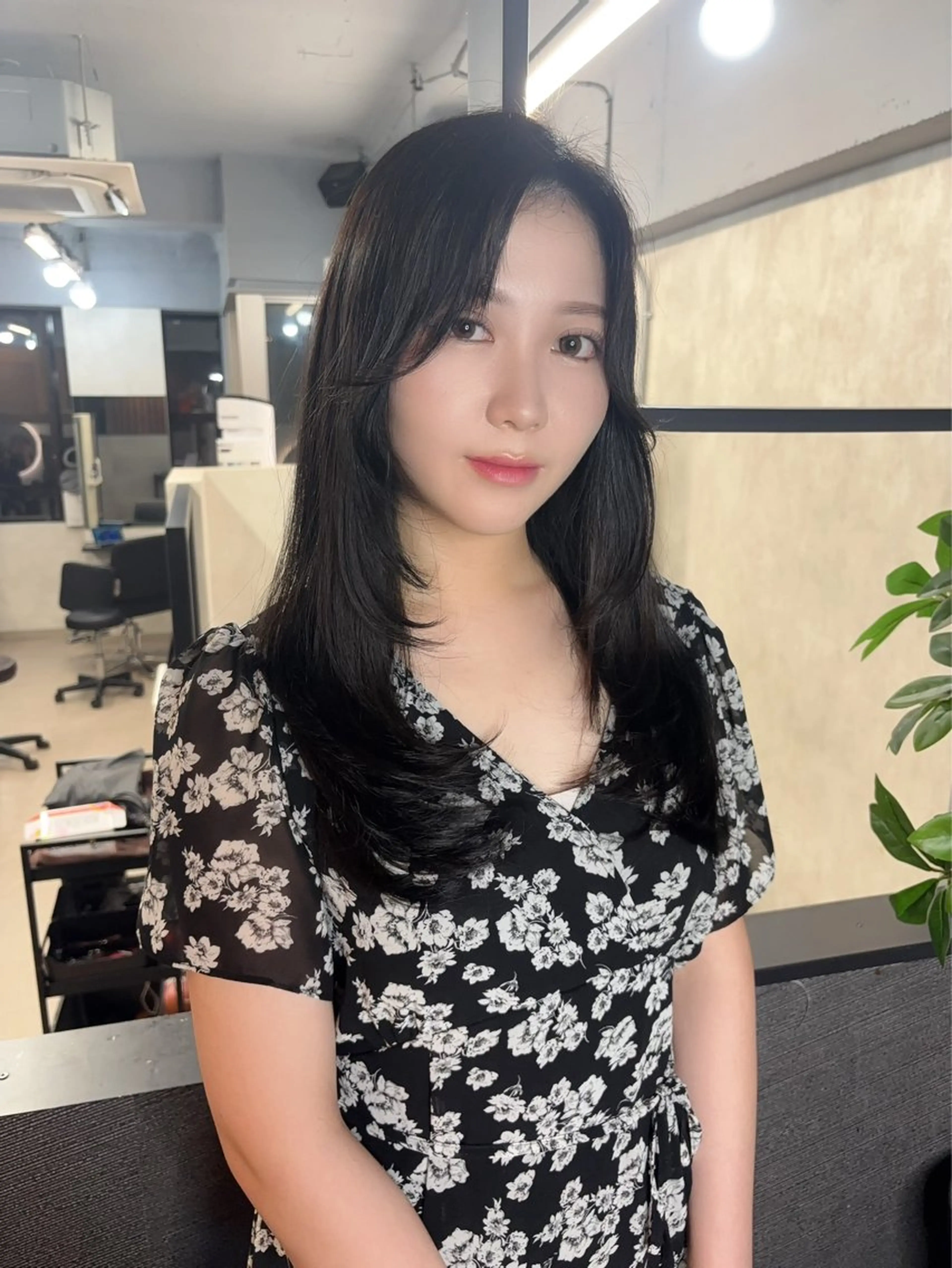 ロング 新宿/髪質改善/ 縮毛矯正/松永ゆいのヘアスタイル