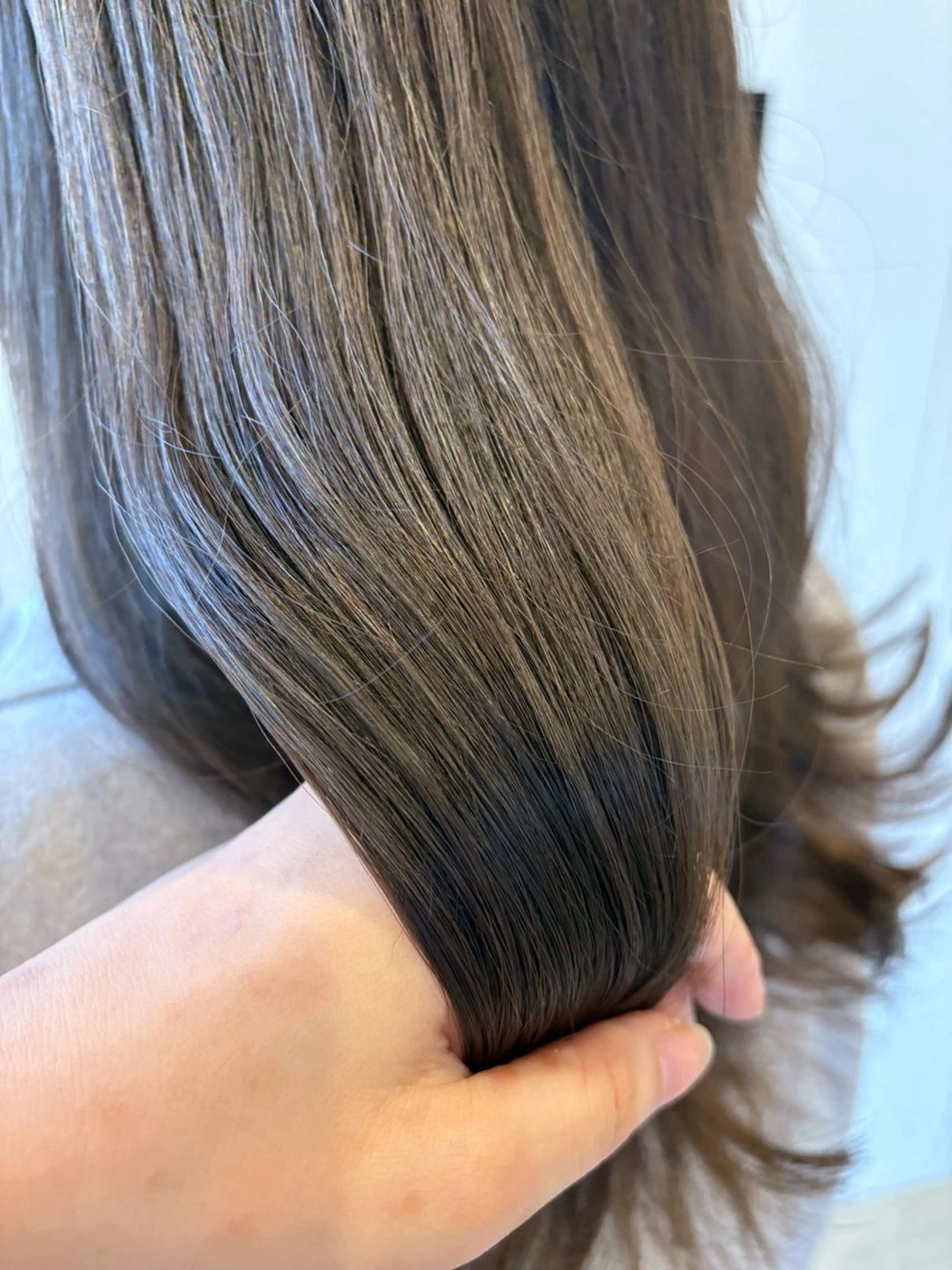 ロング カラー 透明感カラー グレージュ カット ヘアカラー 藤原仁美/レイヤー /透明感カラーのヘアスタイル