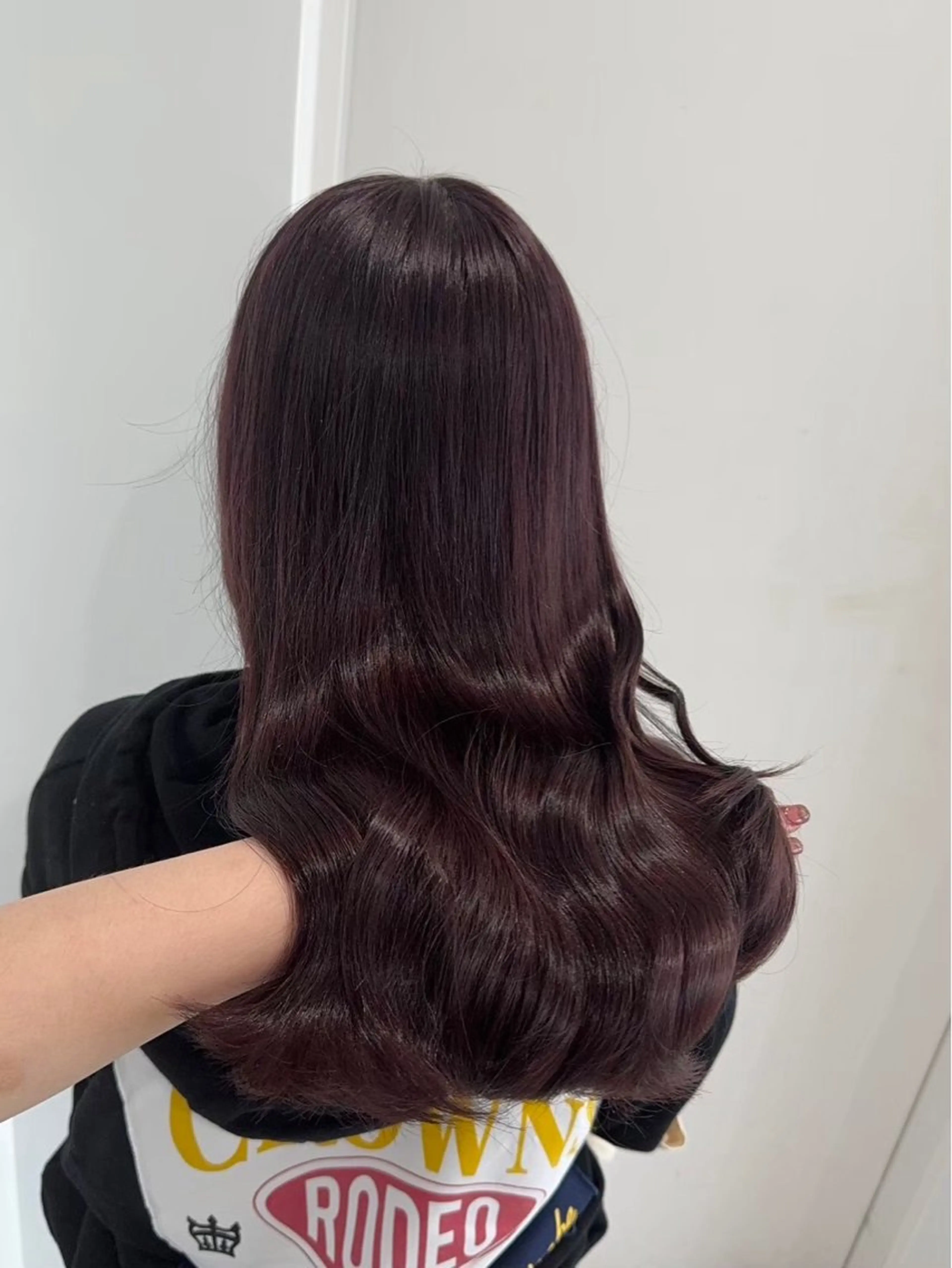 ロング カラー カット ヘアカラー トリートメント EMIL/上野駅近 /ブリーチ縮毛矯正のヘアスタイル