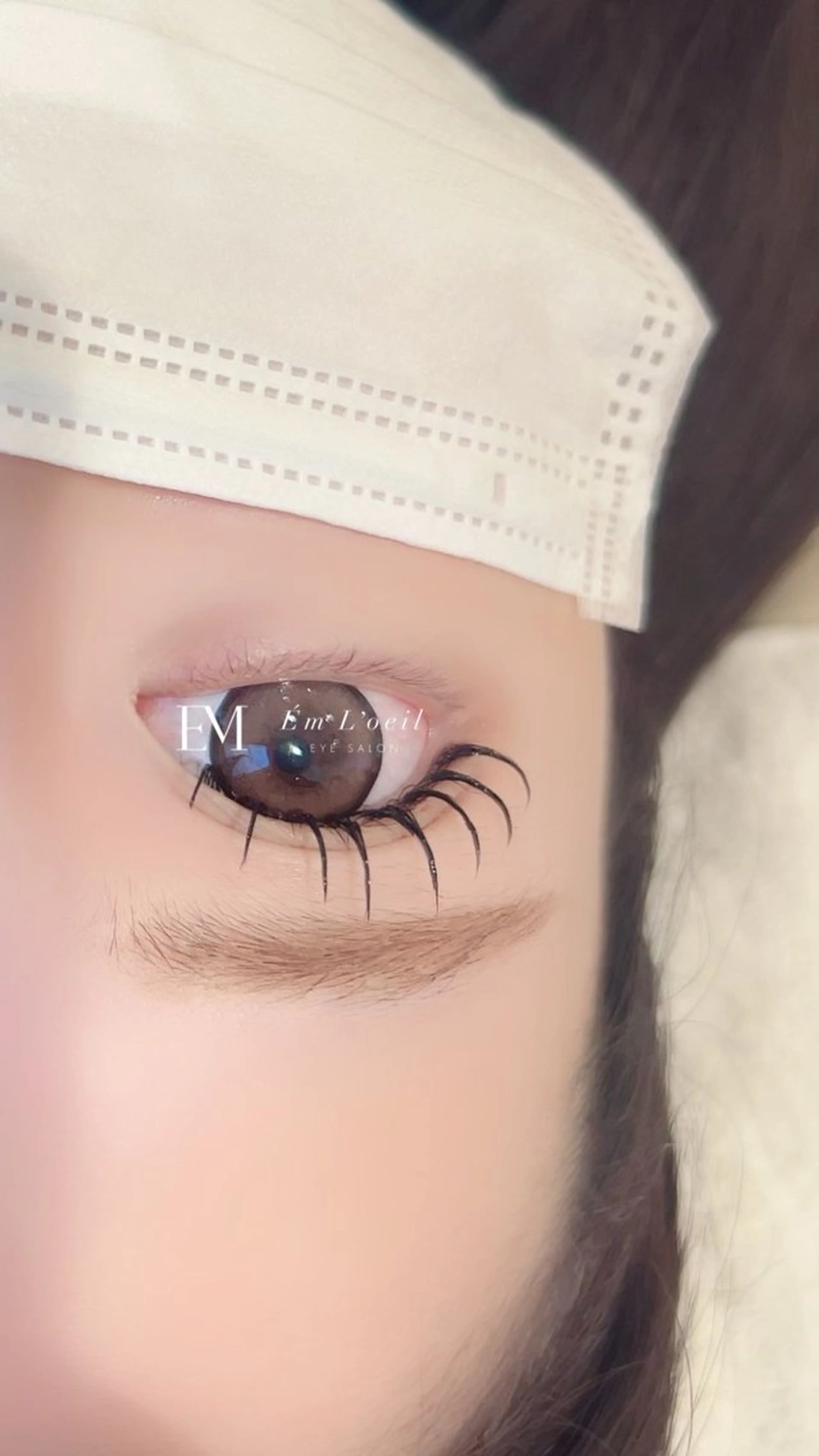 マツエク・マツパ 付け放題 Em Loeil原島 束感まつげ/ユウリのマツエク・マツパデザイン