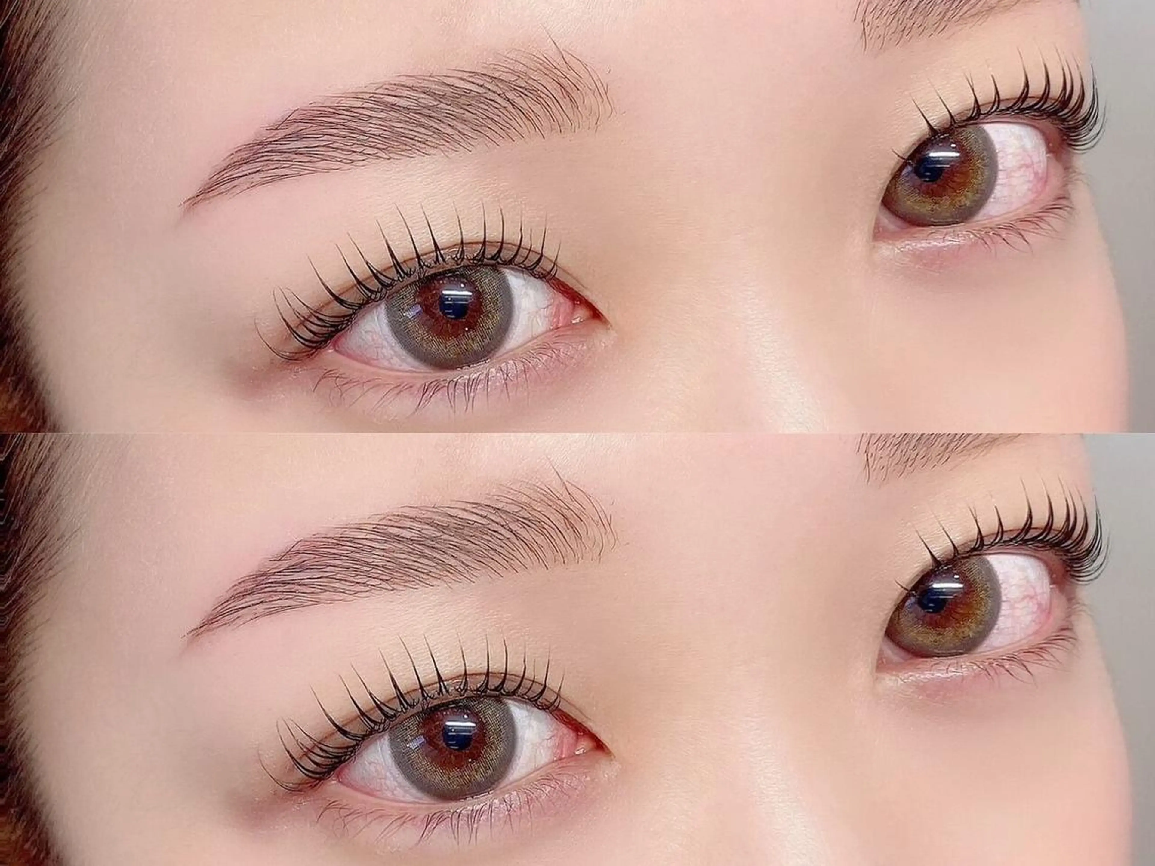 マツエク・マツパ 束感まつ毛 韓国風マツエク パリジェンヌラッシュリフト まつげパーマ 一重×まつ毛パーマ まつ毛/眉毛 Cil 中崎町🌿の眉毛・アイブロウイメージ