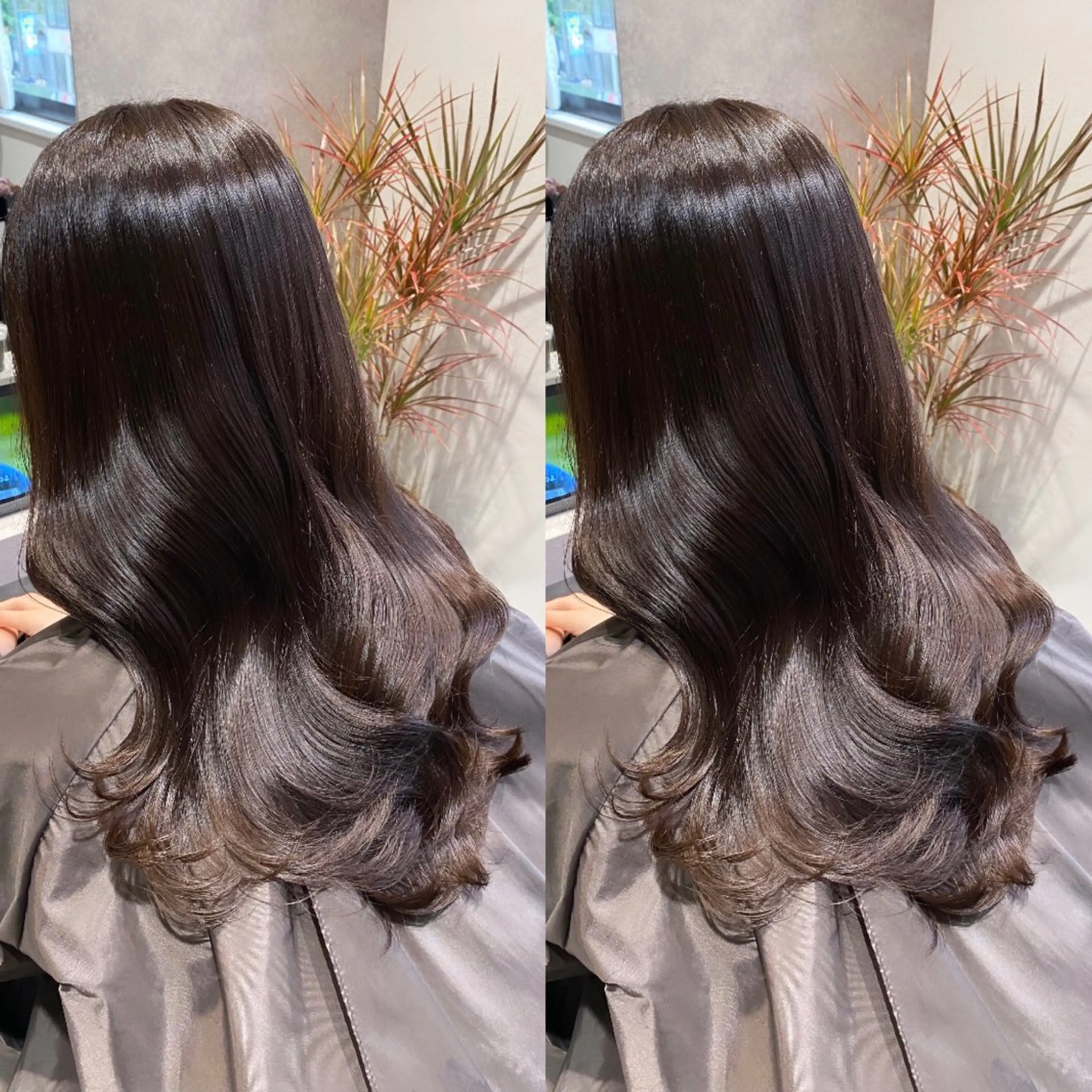 セミロング カット ヘアカラー トリートメント 髪質改善専門店waTatori〜私のトリートメント〜所属・新宿🫧髪質改善🫧 艶カラー🫧個室のヘアスタイル