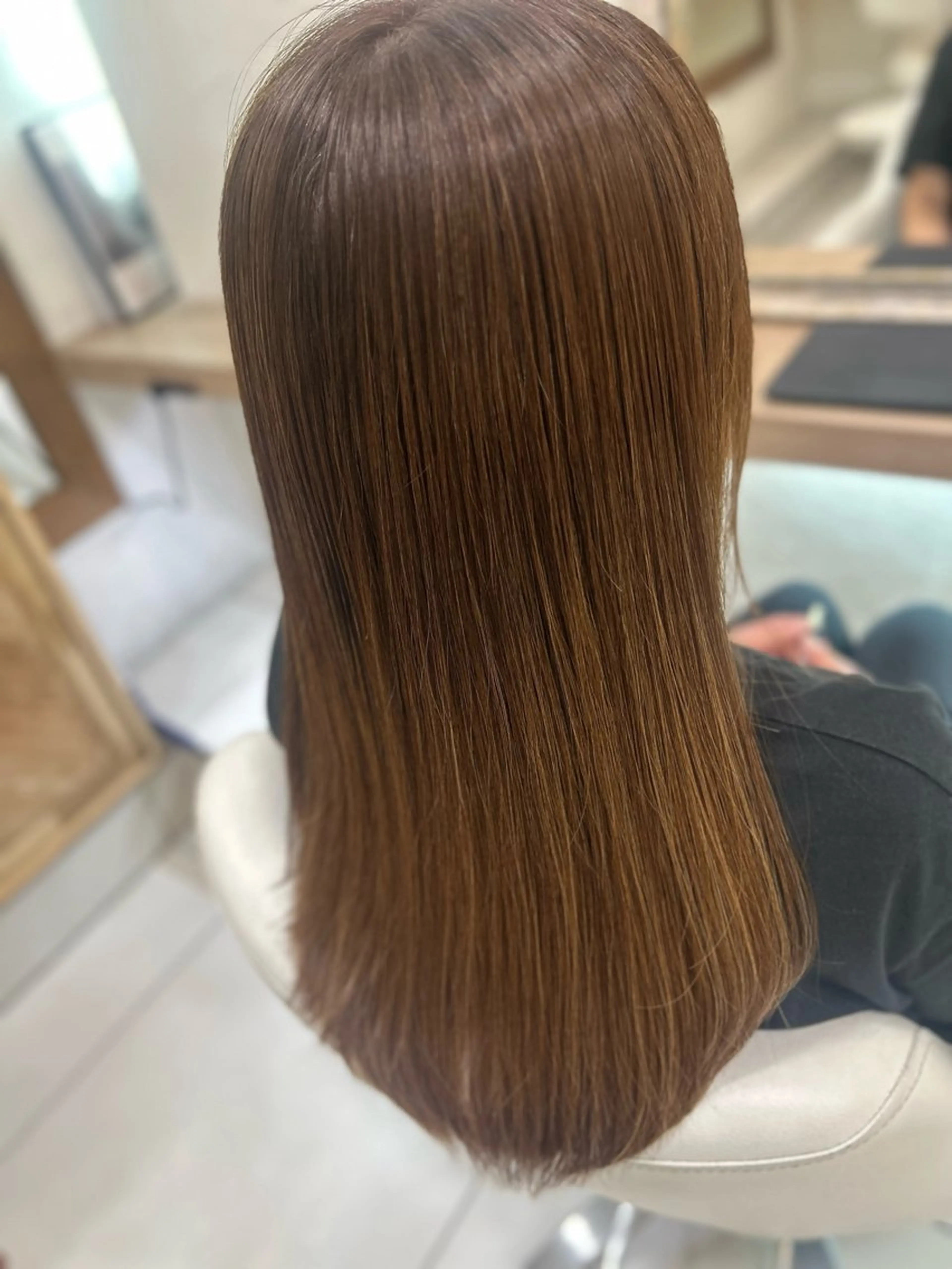 ロング カラー カット ヘアカラー トリートメント 艶質改善/縮毛矯正 ササキナツミのヘアスタイル