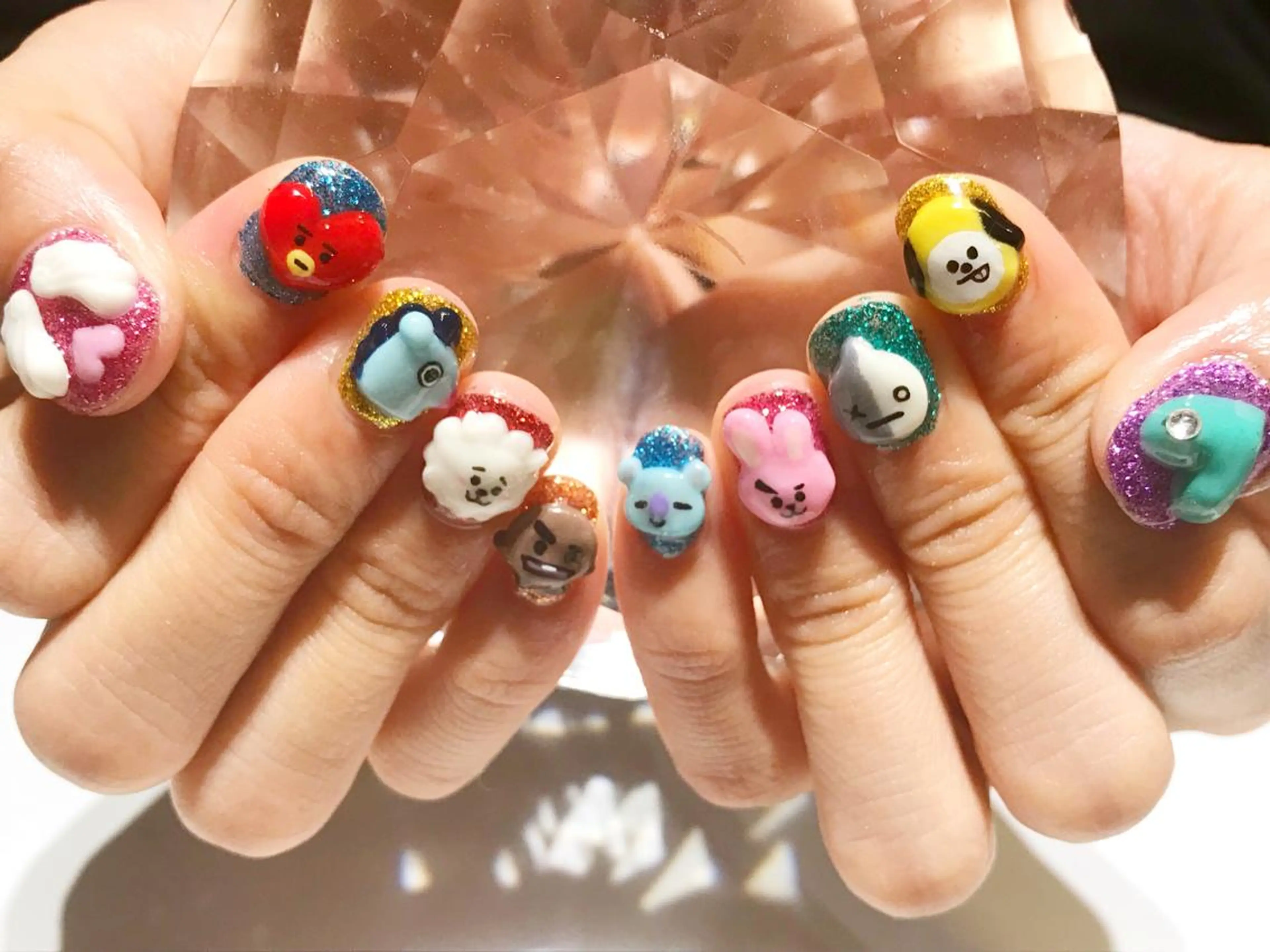 ネイル アートネイル ジェルネイル ラメ(グリッター) YUN 💅のネイルデザイン