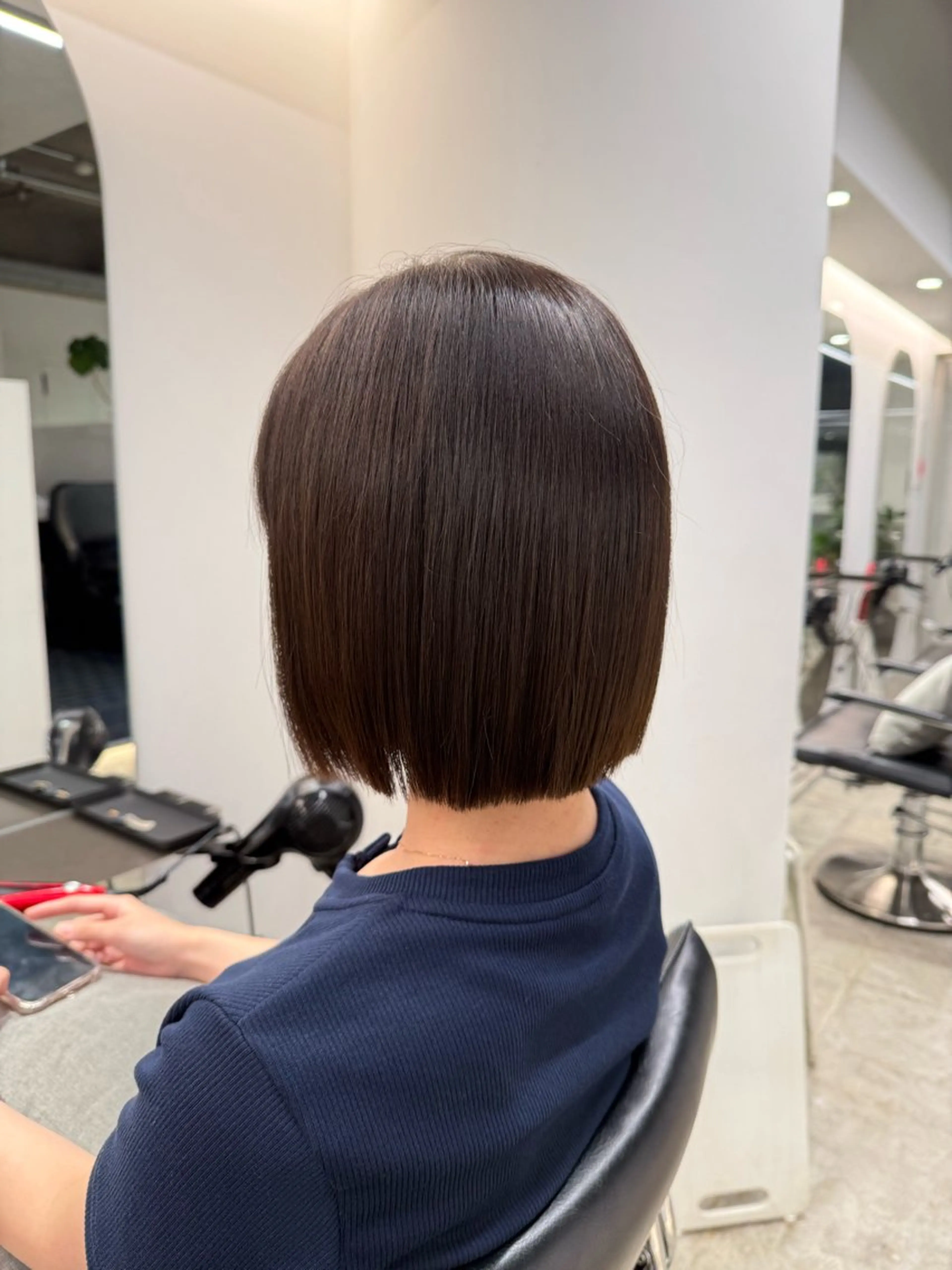 ミディアム an🦋ショートボブ 【蔵前】のヘアスタイル