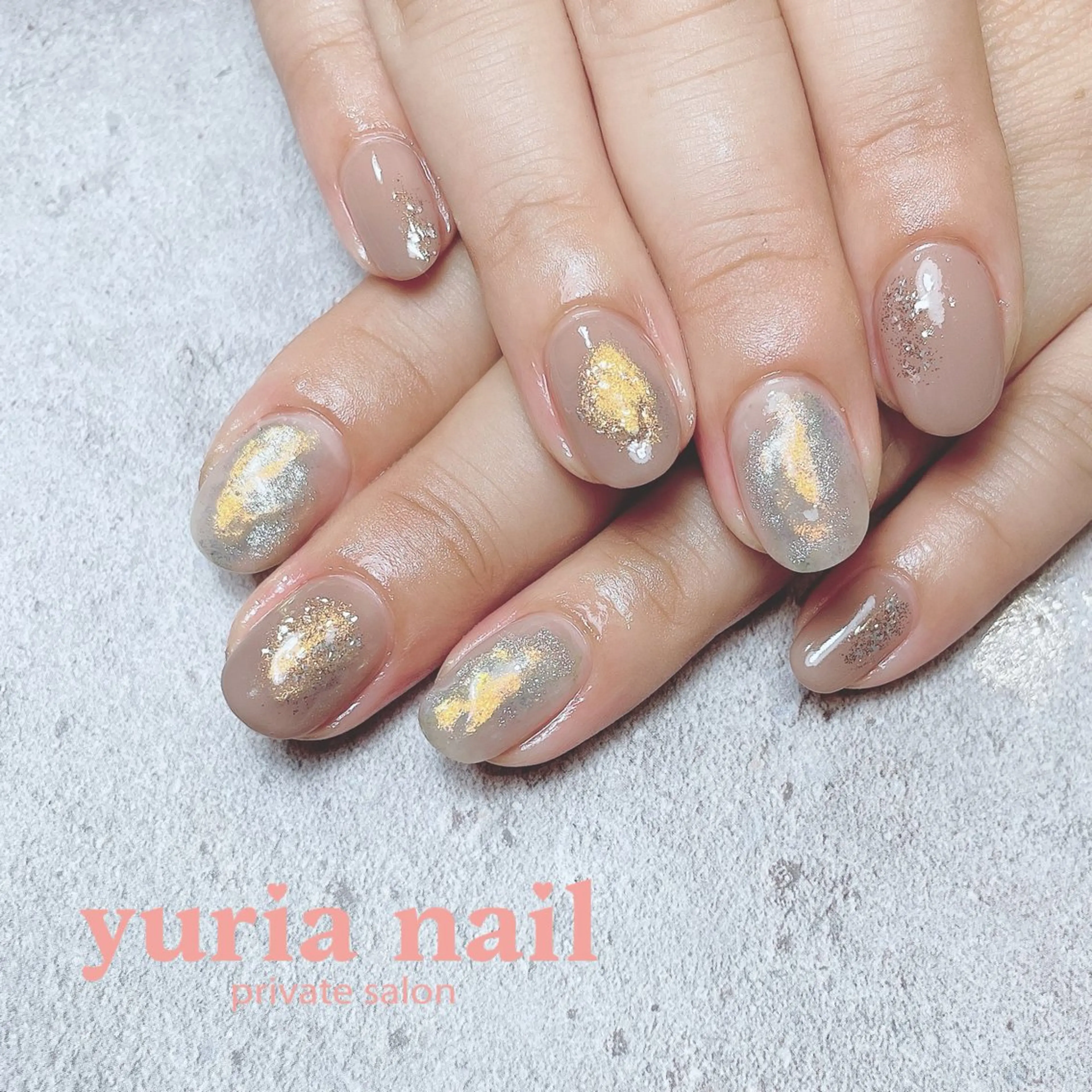 ネイル ジェルネイル ニュアンスネイル ハンドネイル 小林 ゆりあのネイルデザイン