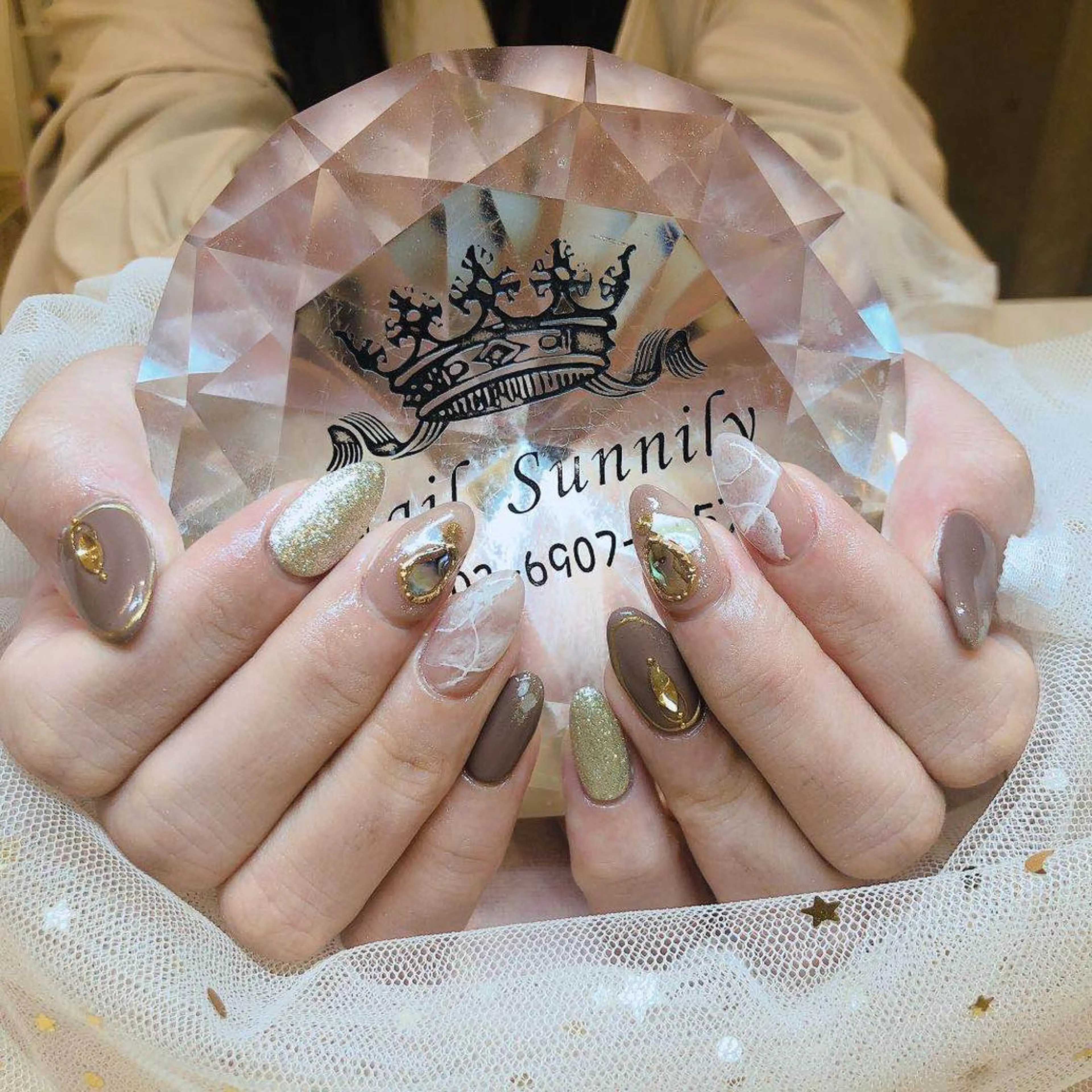 ネイル 長さだし専門店 M2　rikaのネイルデザイン