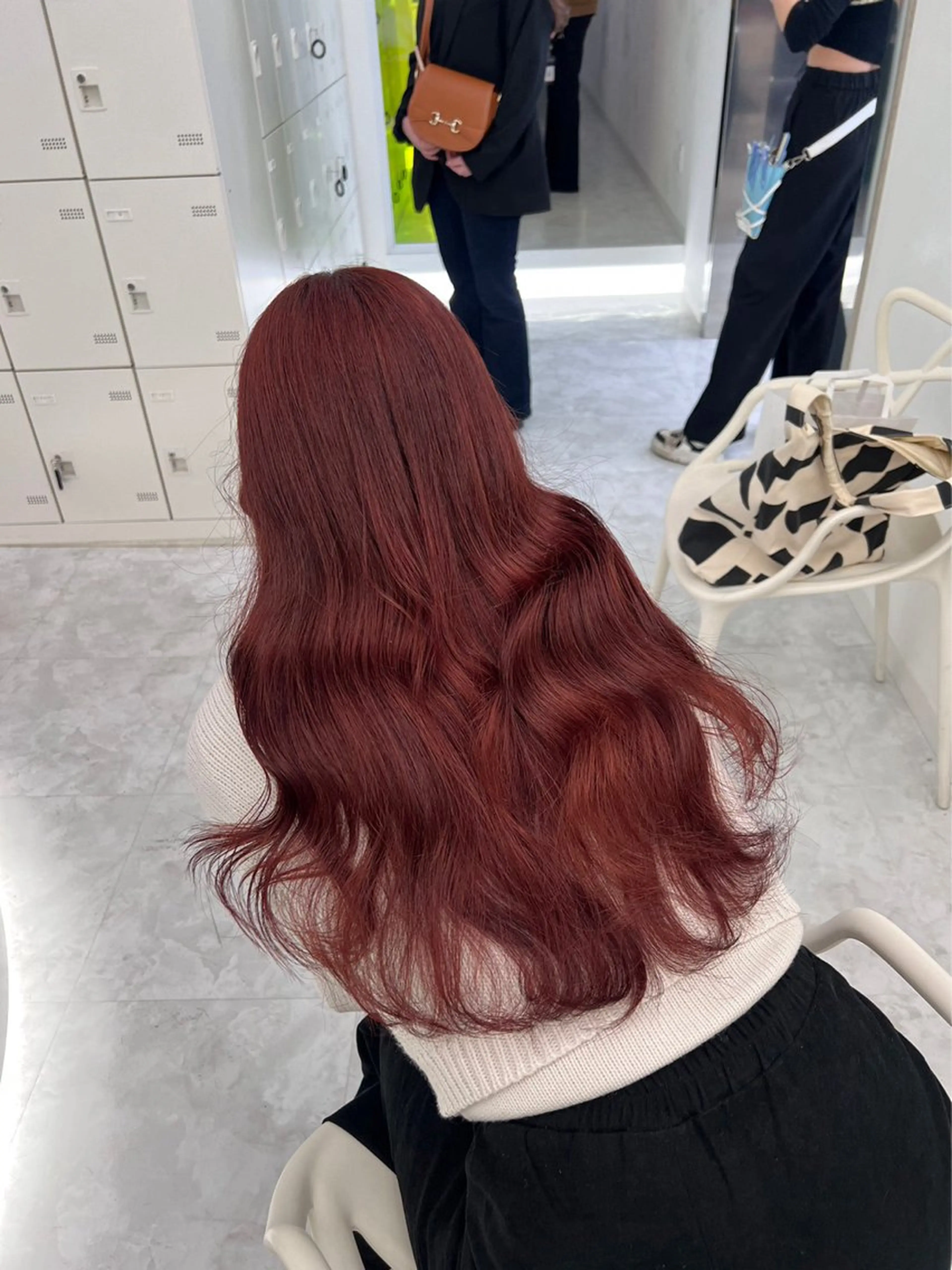 ❤️赤専用❤️ブリーチありなし選べますダブルカラー➕炭酸スパ➕オリジナルトリートメントの写真