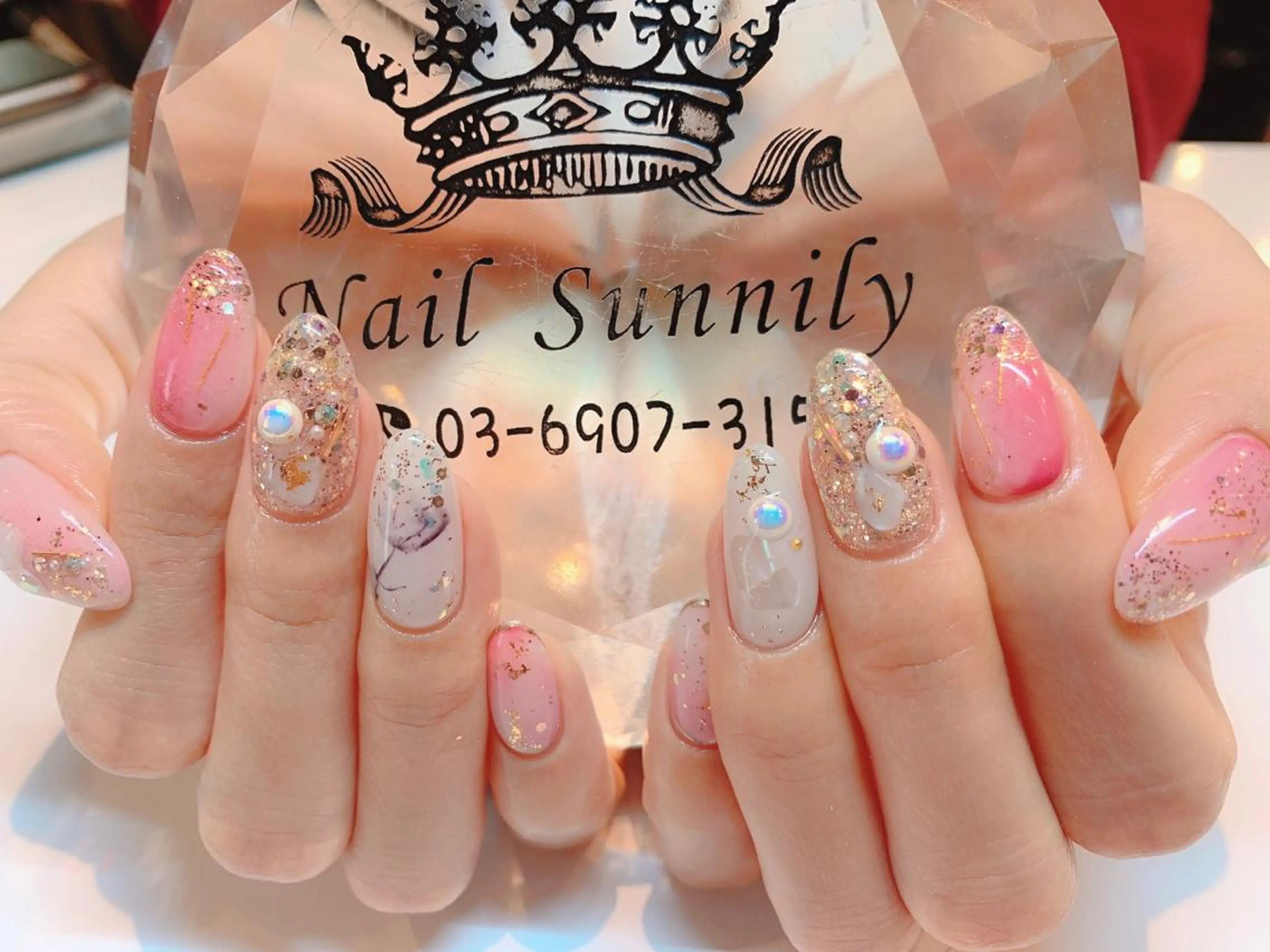 ネイル 長さだし専門店 M2　rikaのネイルデザイン