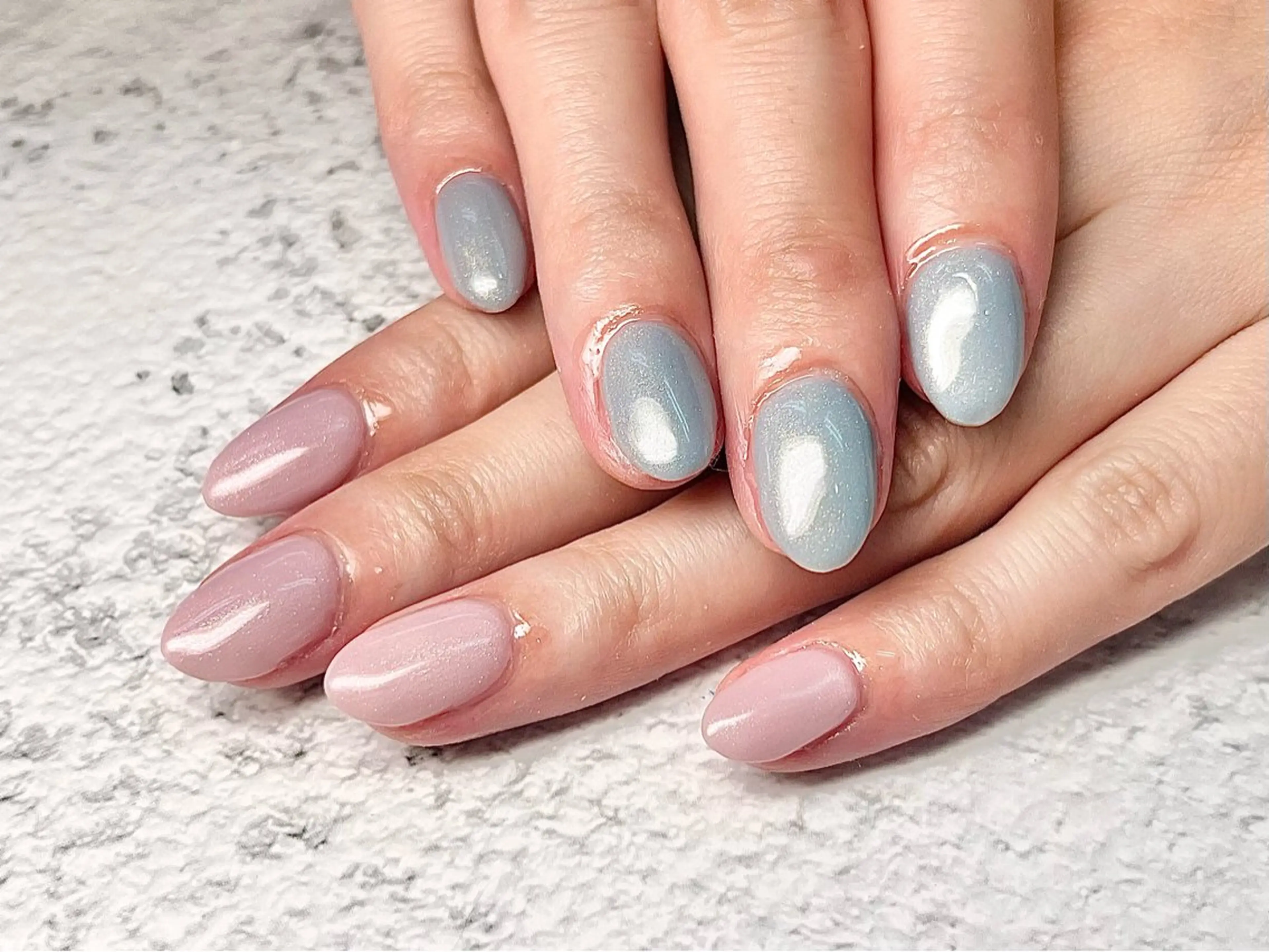 ネイル ラメ(グリッター) ワンカラーネイル Queen nail 北堀江 ASUKAのネイルデザイン