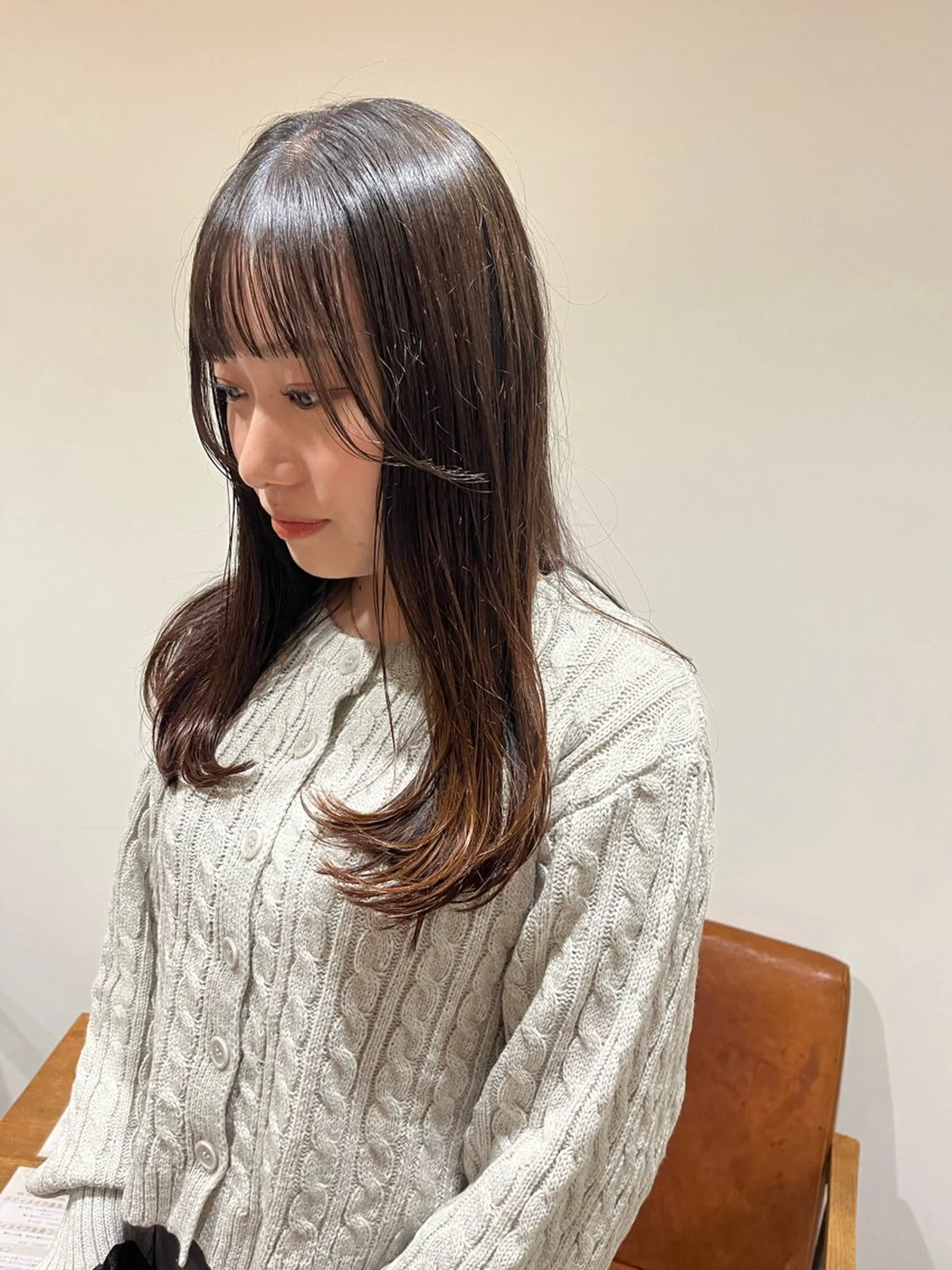 ロング レイヤーカット 梅田美容室/カット /Maoのヘアスタイル