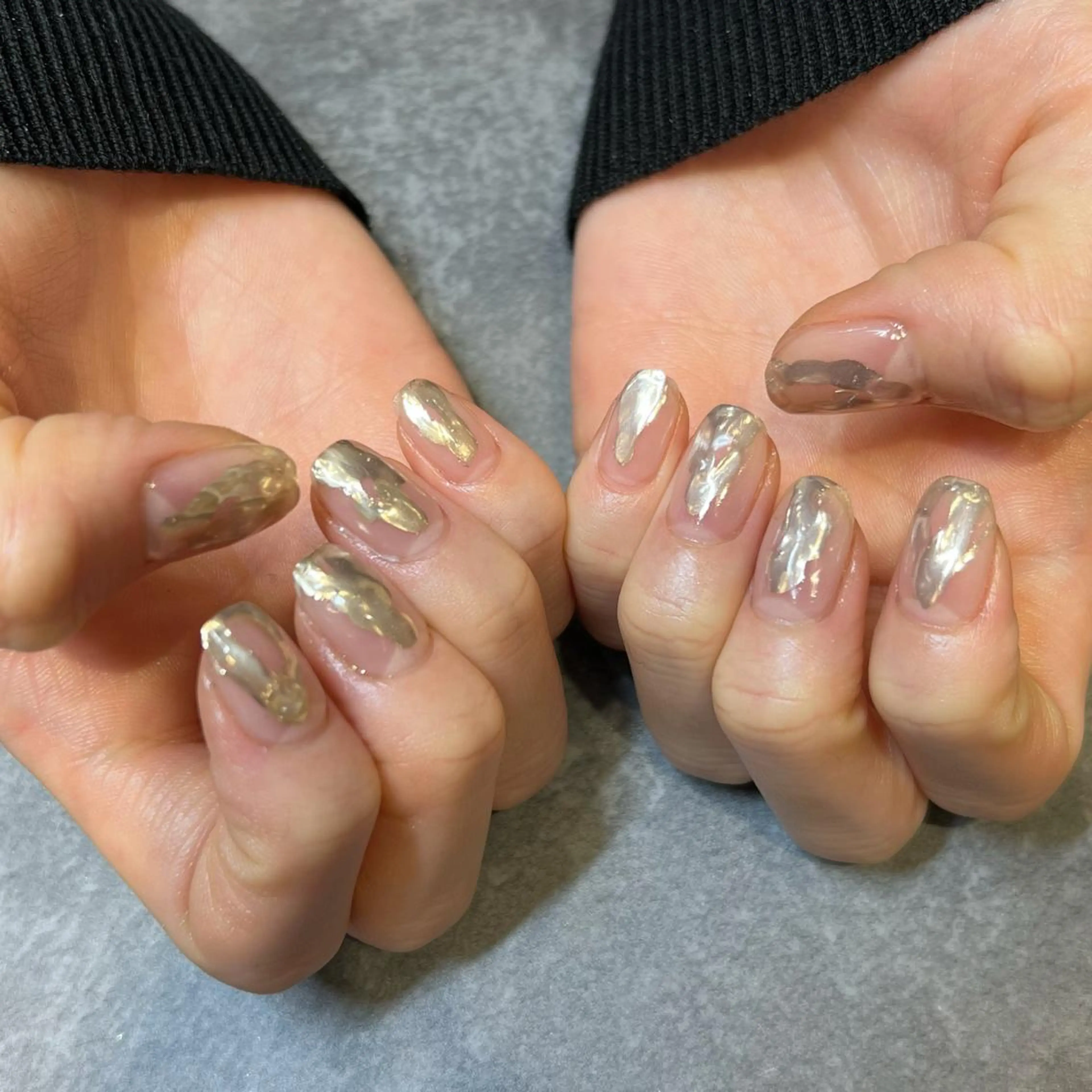 ネイル ニュアンスネイル Takahashi kurumi🦋のネイルデザイン