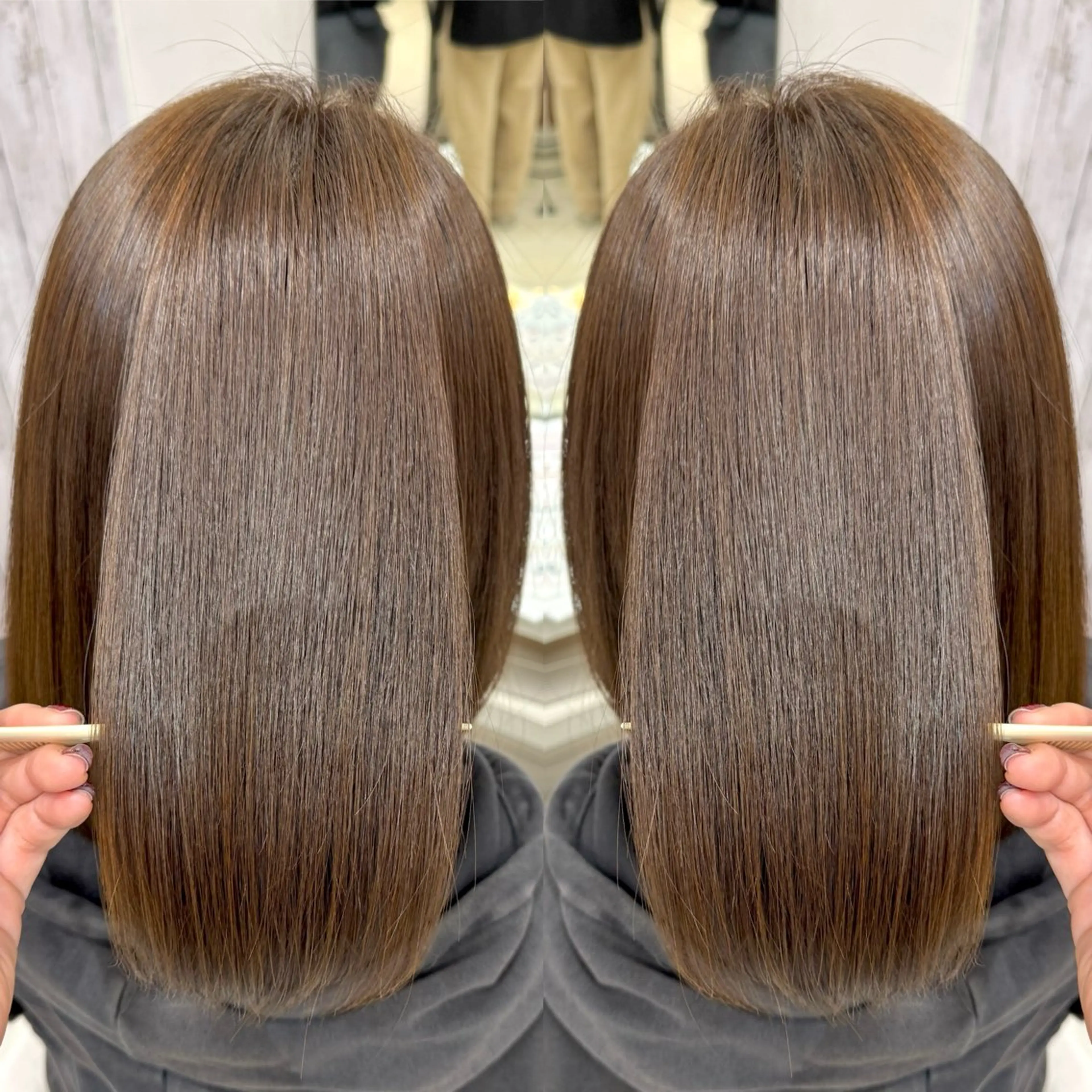 ミディアム ヘアカラー トリートメント 💎髪質改善特化/ 町田莉彩💎のヘアスタイル