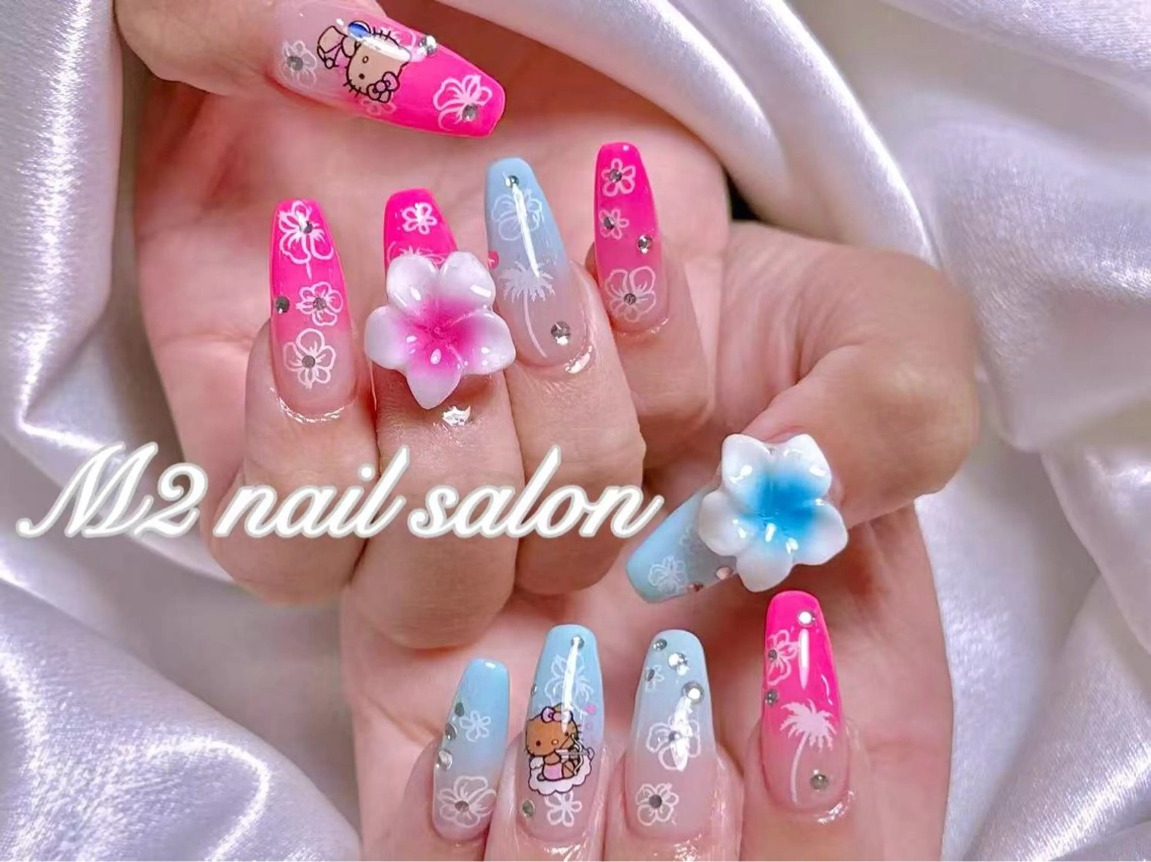 ネイル 長さだし専門店 M2 rikaのネイルデザイン