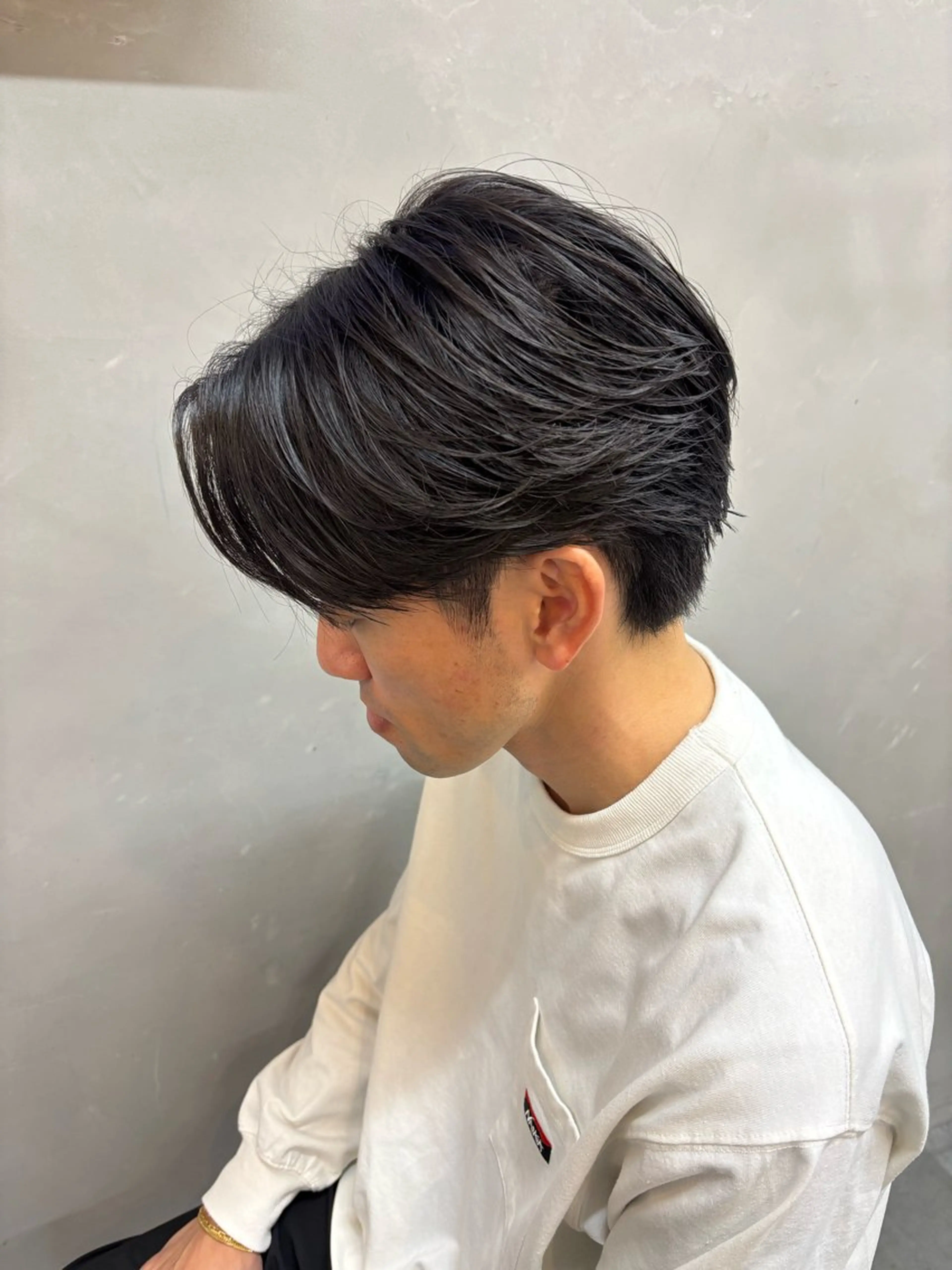 ショート メンズ カット パーマ 鹿児島 TSUBASAのヘアスタイル