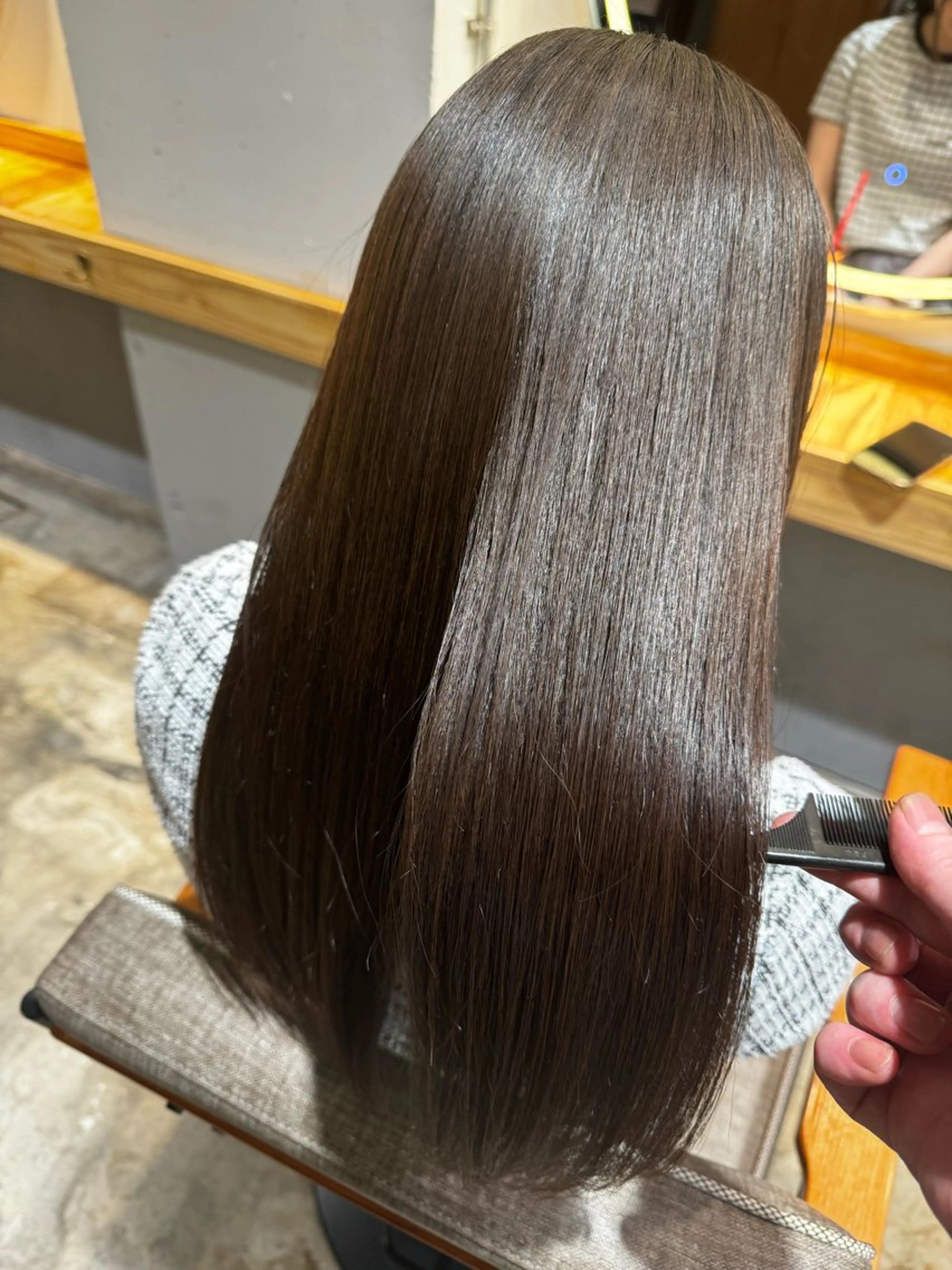 ロング 髪質改善 カット 縮毛矯正 トリートメント ROSSO春日部店 /髪質改善/カワムラのヘアスタイル