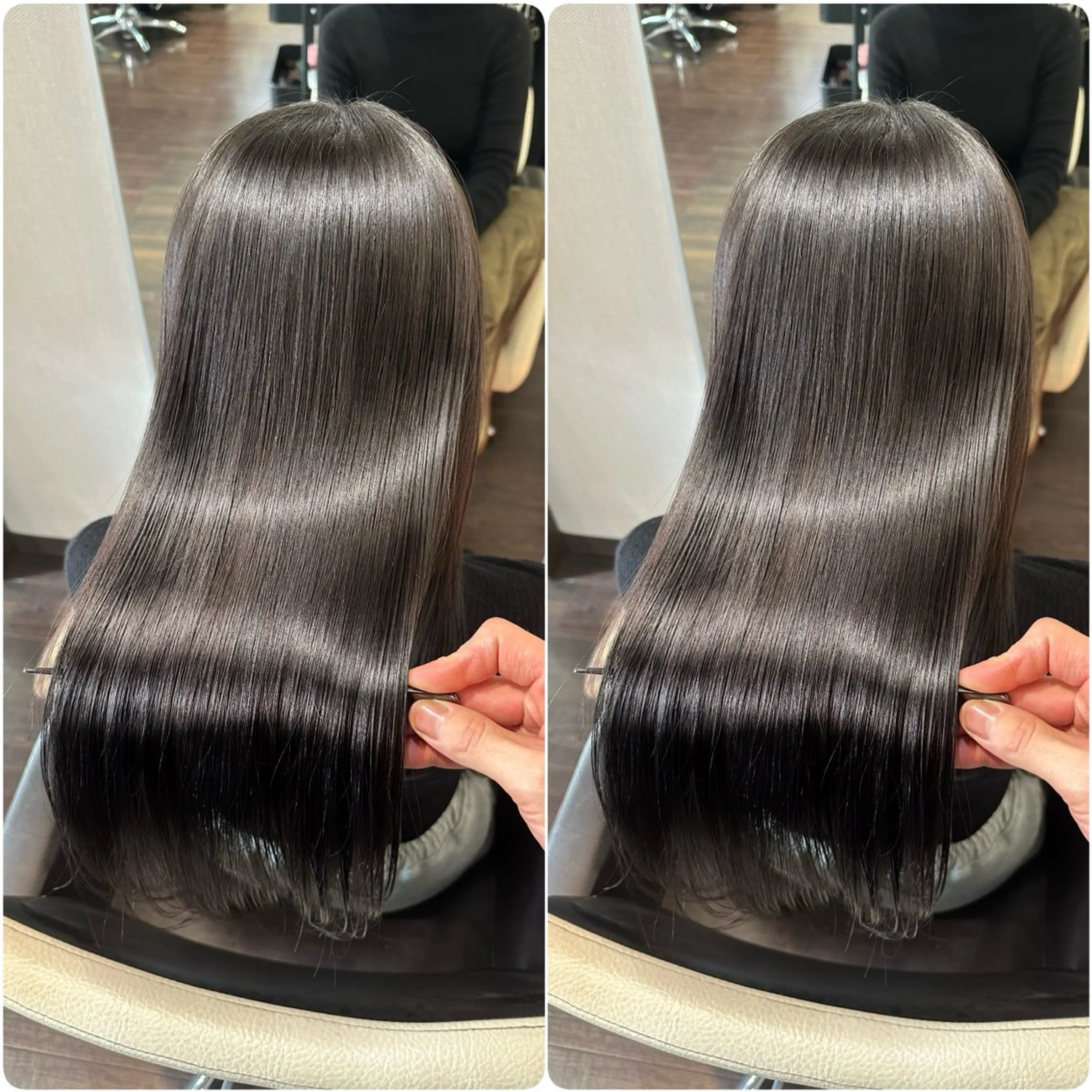 ロング カット 縮毛矯正 トリートメント ヘッドスパ youres hair 髪質改善トリートメント&ヘッドスパ　新宿EAST所属・🌹ULTOWA🌹 髪質改善/縮毛/店長のヘアスタイル