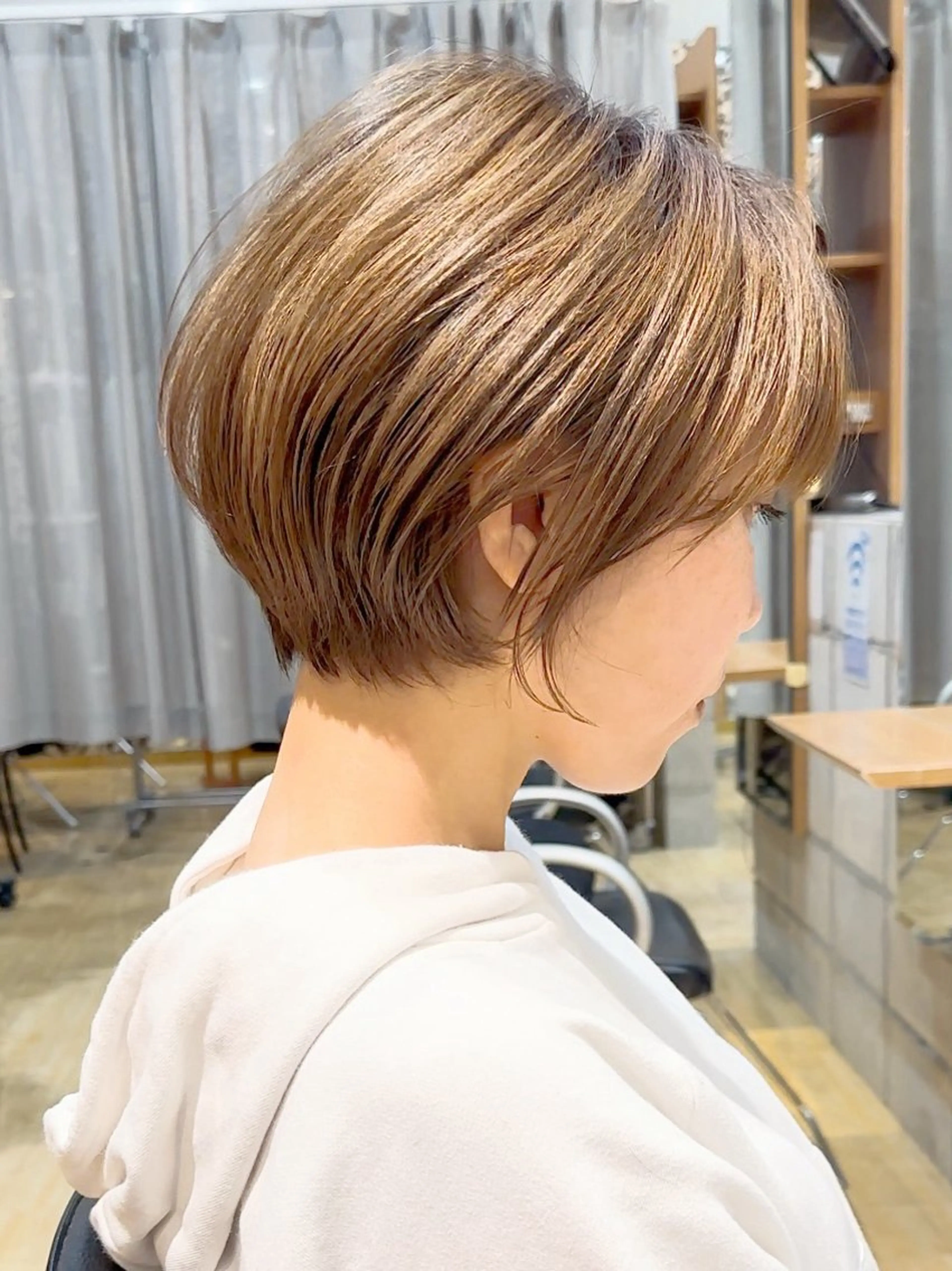 ショート カラー カット ヘアカラー i.+sapporo所属・ショート/レイヤー /札幌/小山内のヘアスタイル