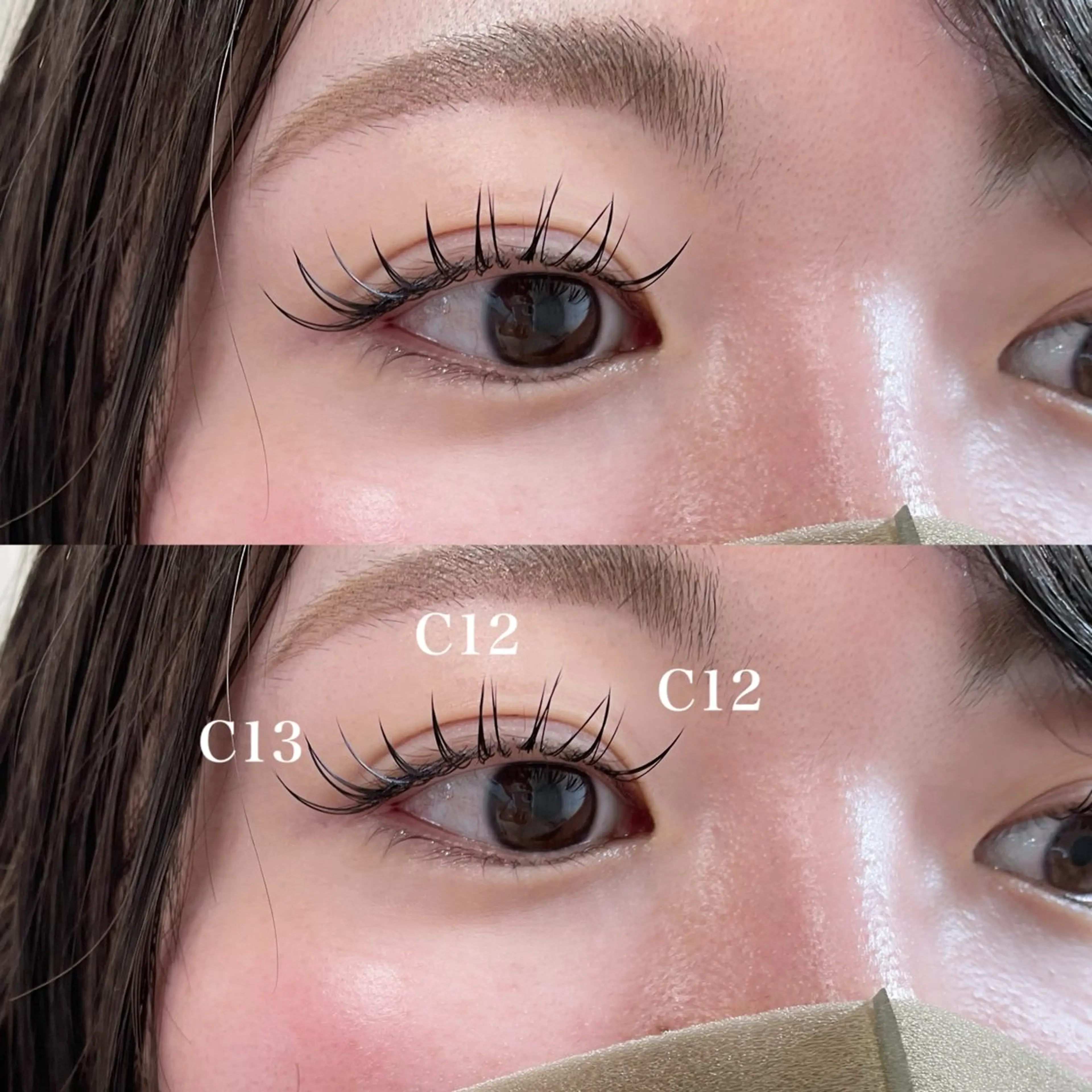 💟【2回目以降フラットラッシュ160本♡自店オフ無料】¥7,600ブラウン変更＋¥500の写真